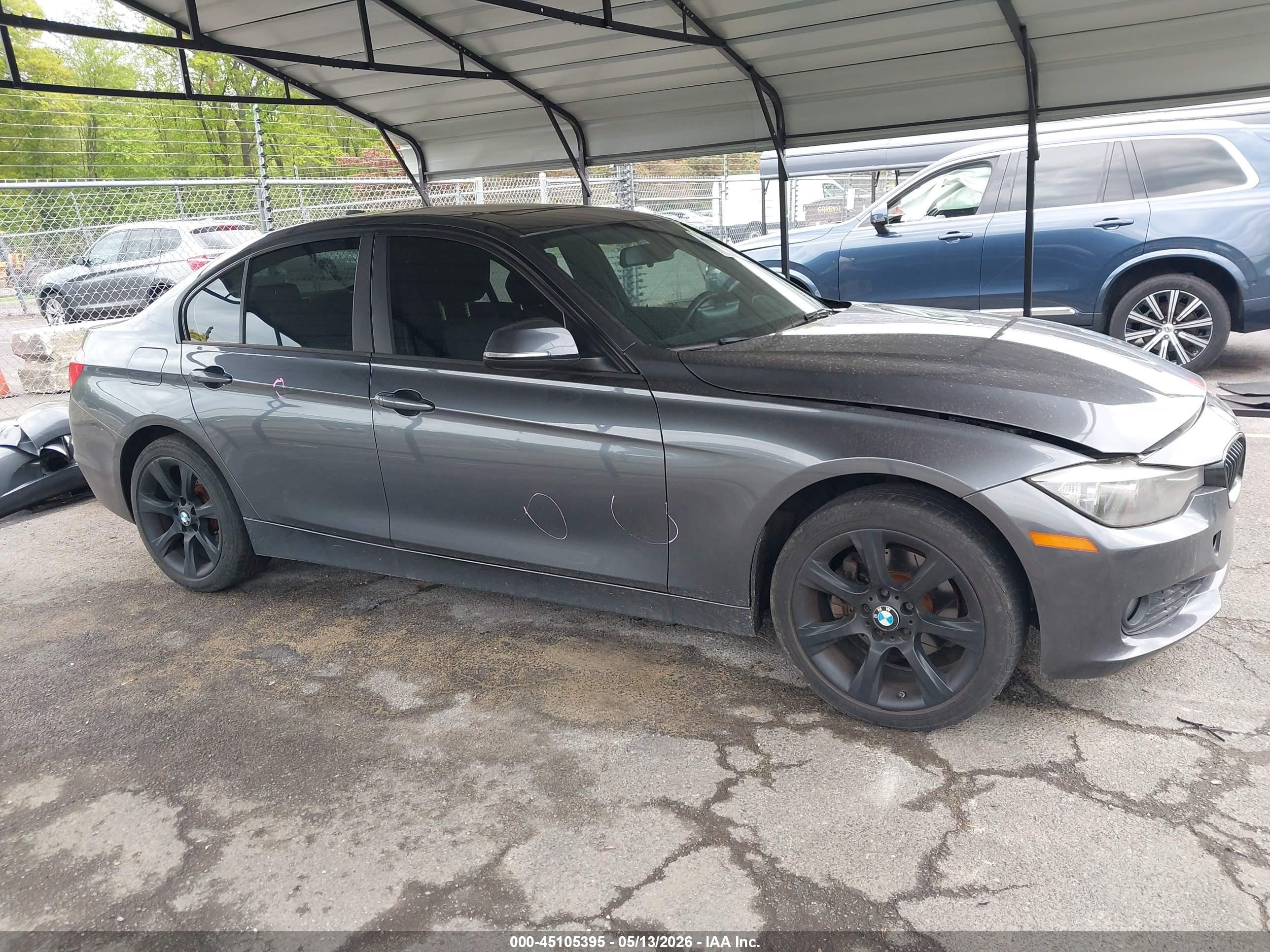 2014 Bmw 320i Xdrive Gray vin: WBA3C3G55ENS72431