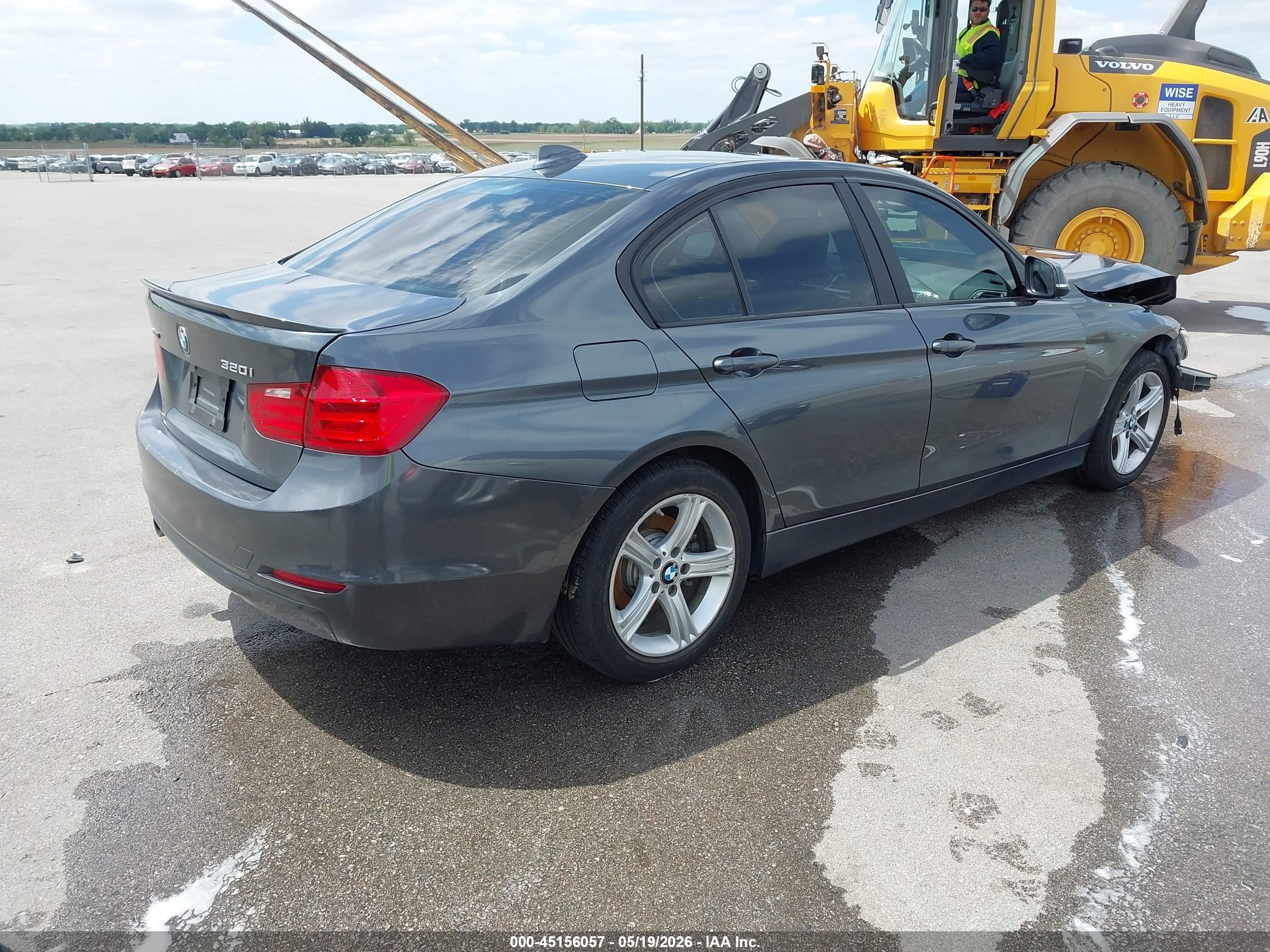 2015 Bmw 320i Xdrive Gray vin: WBA3C3G55FNS73550