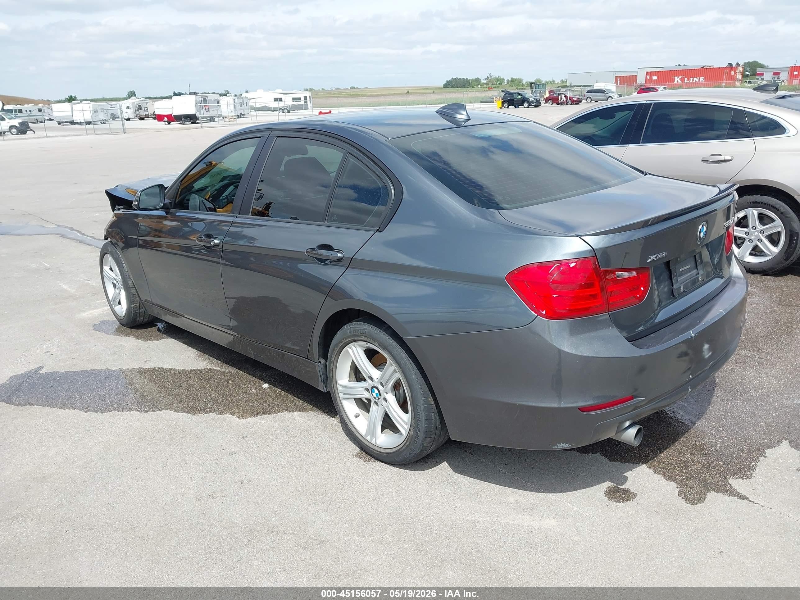 2015 Bmw 320i Xdrive Gray vin: WBA3C3G55FNS73550