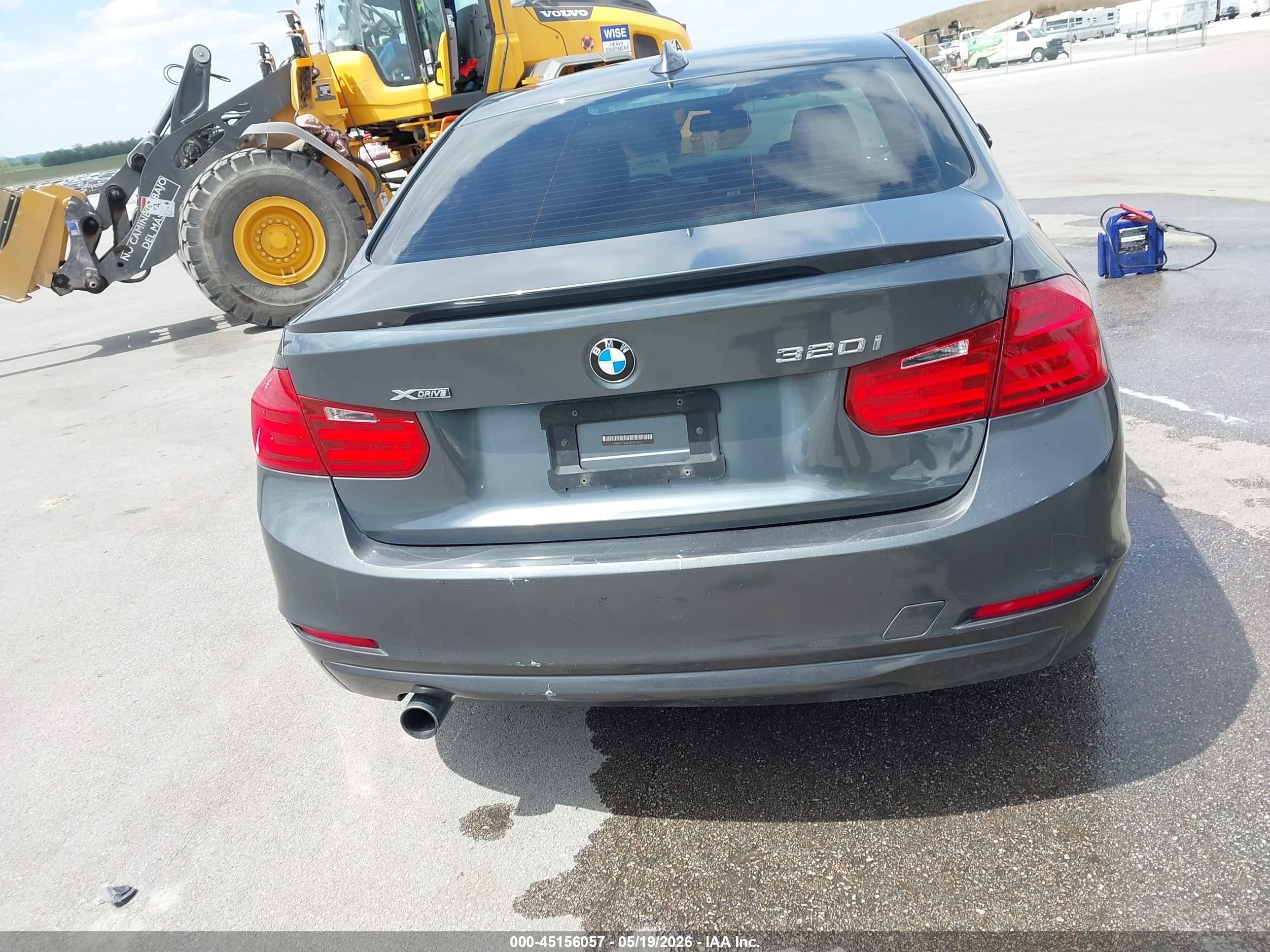 2015 Bmw 320i Xdrive Gray vin: WBA3C3G55FNS73550
