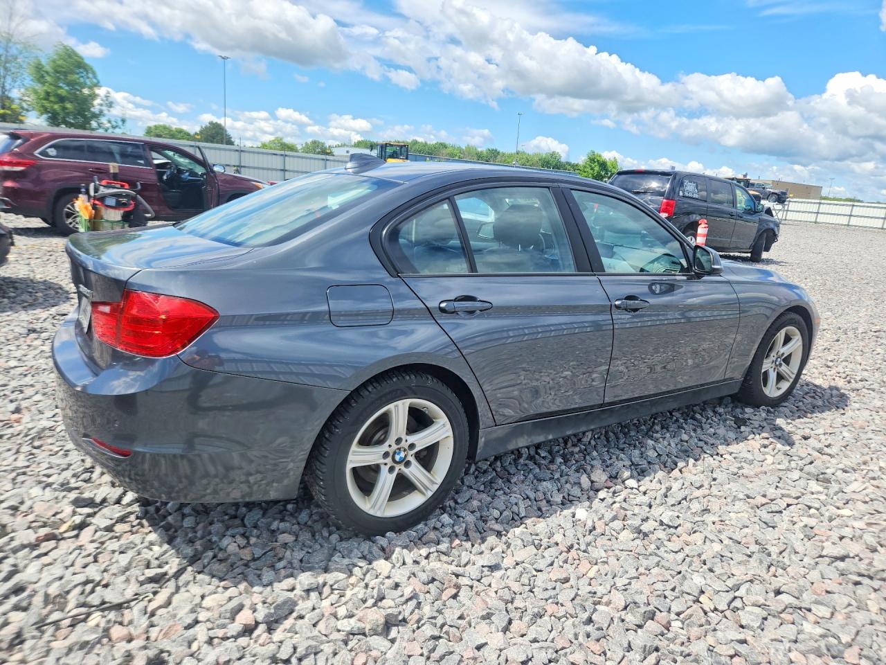2015 Bmw 320 I Xdrive Gray vin: WBA3C3G55FNT51132