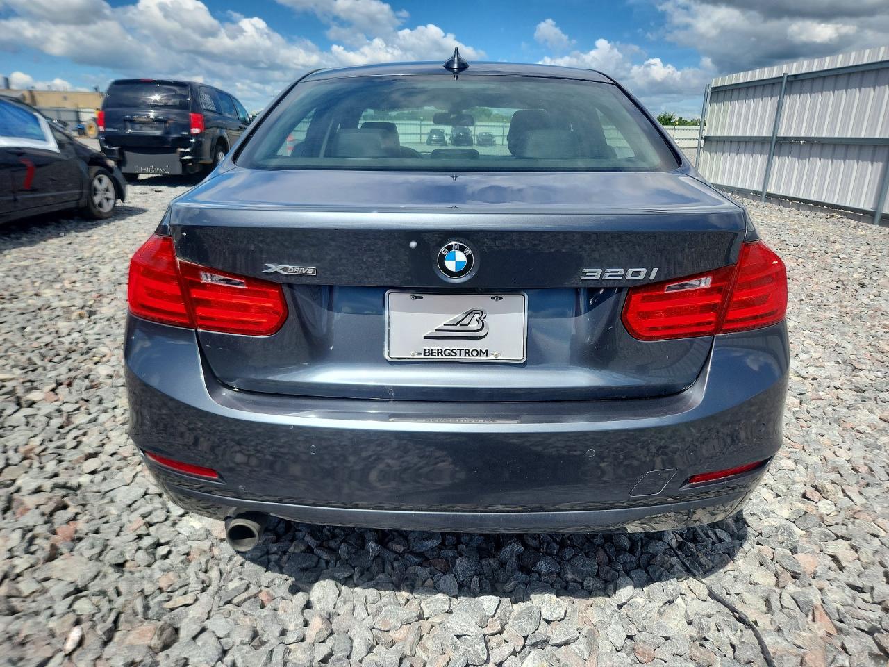 2015 Bmw 320 I Xdrive Gray vin: WBA3C3G55FNT51132