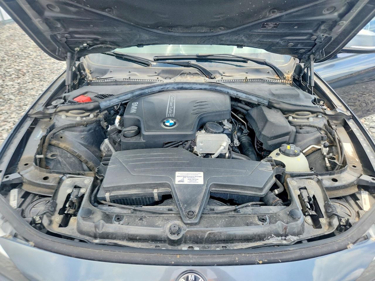 2015 Bmw 320 I Xdrive Gray vin: WBA3C3G55FNT51132