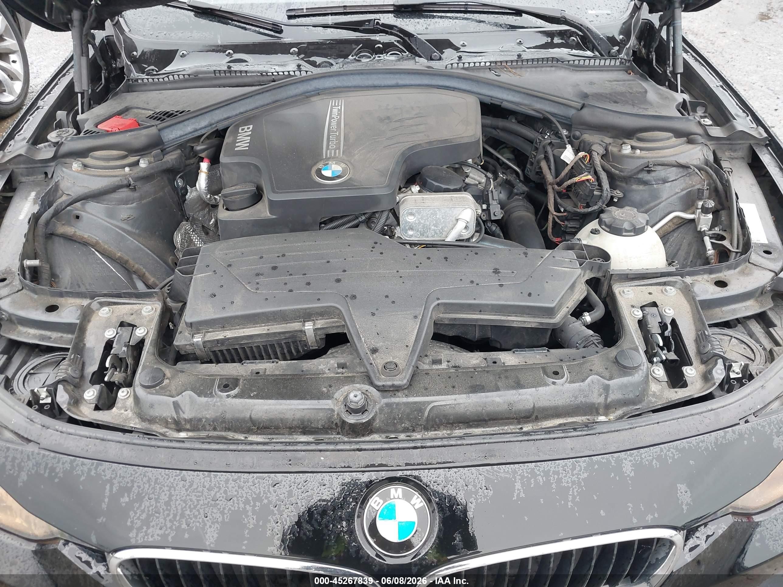 2014 Bmw 320i Xdrive Black vin: WBA3C3G56ENR25719