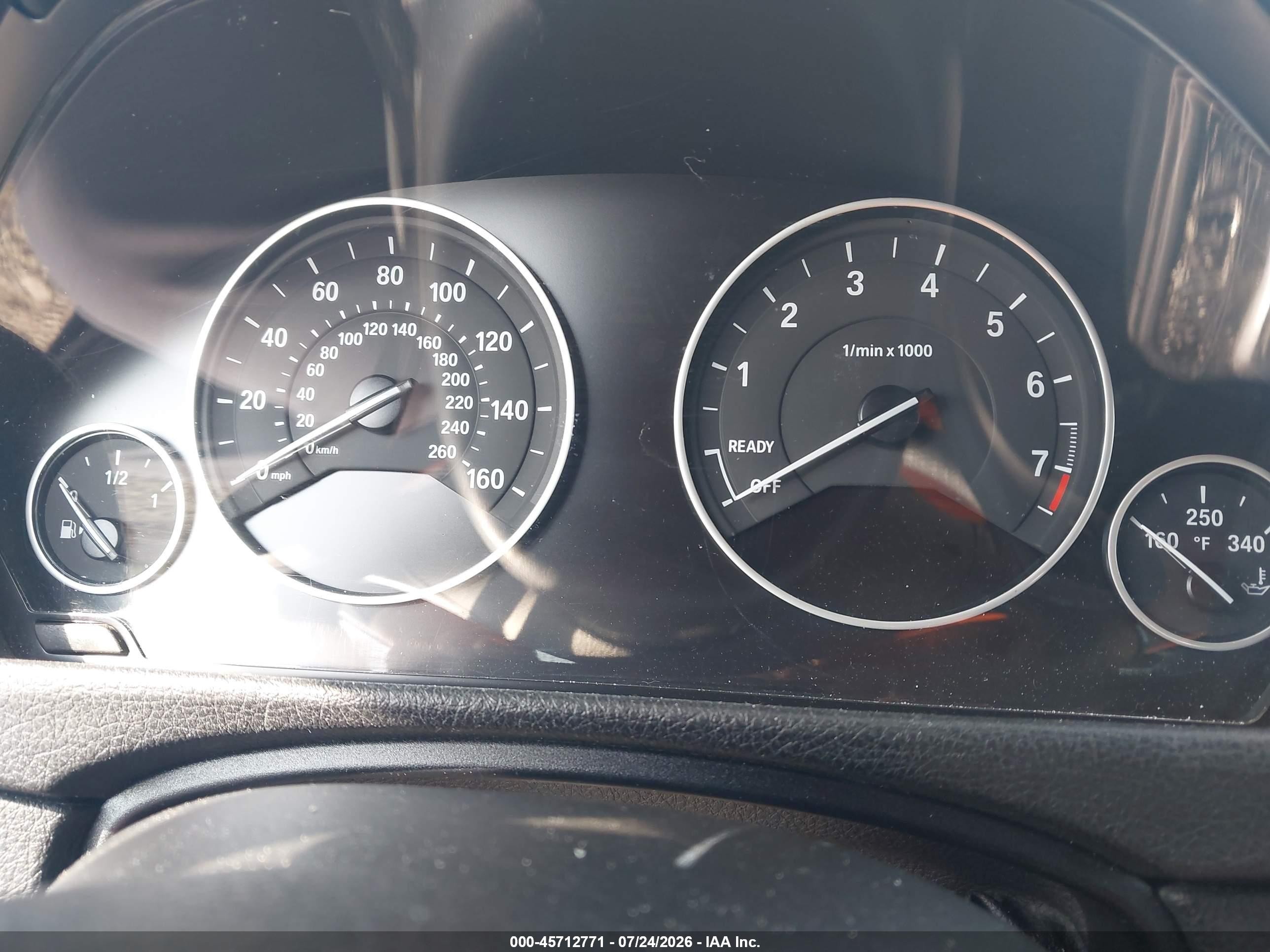 2015 Bmw 320i Xdrive White vin: WBA3C3G56FNS76232