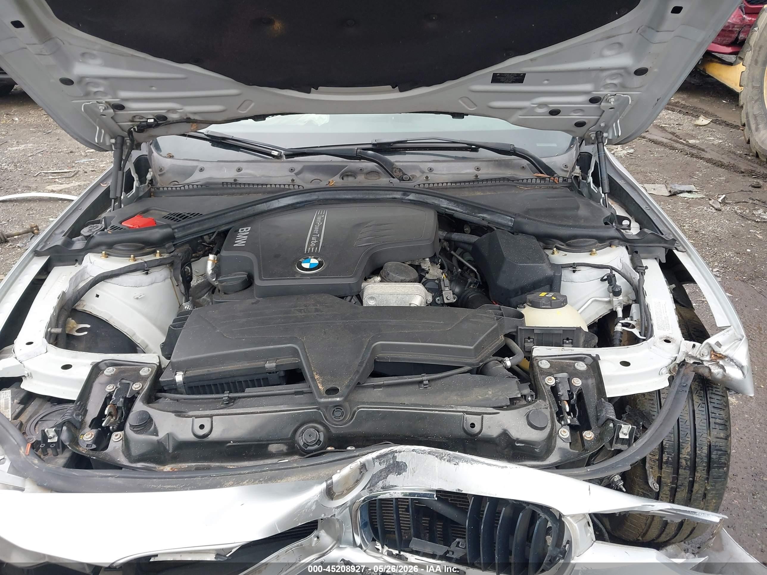 2015 Bmw 320i Xdrive Silver vin: WBA3C3G56FNT51429