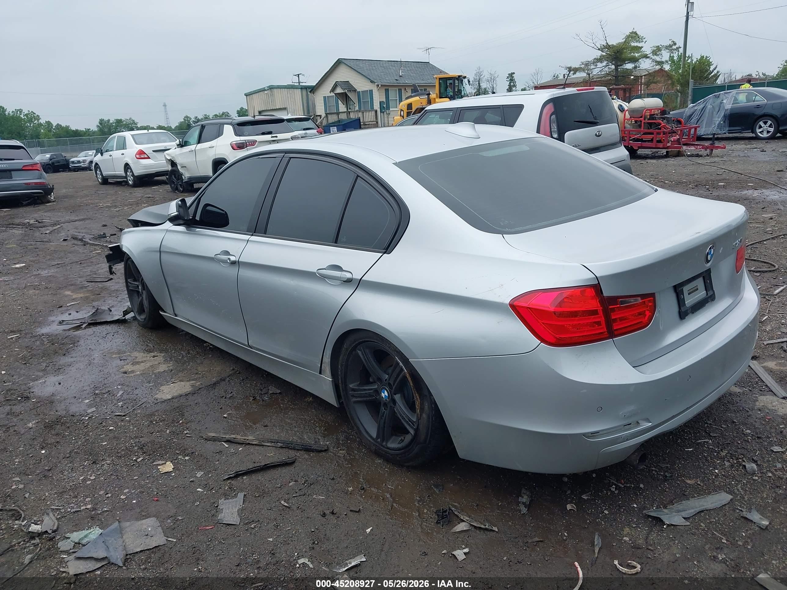 2015 Bmw 320i Xdrive Silver vin: WBA3C3G56FNT51429
