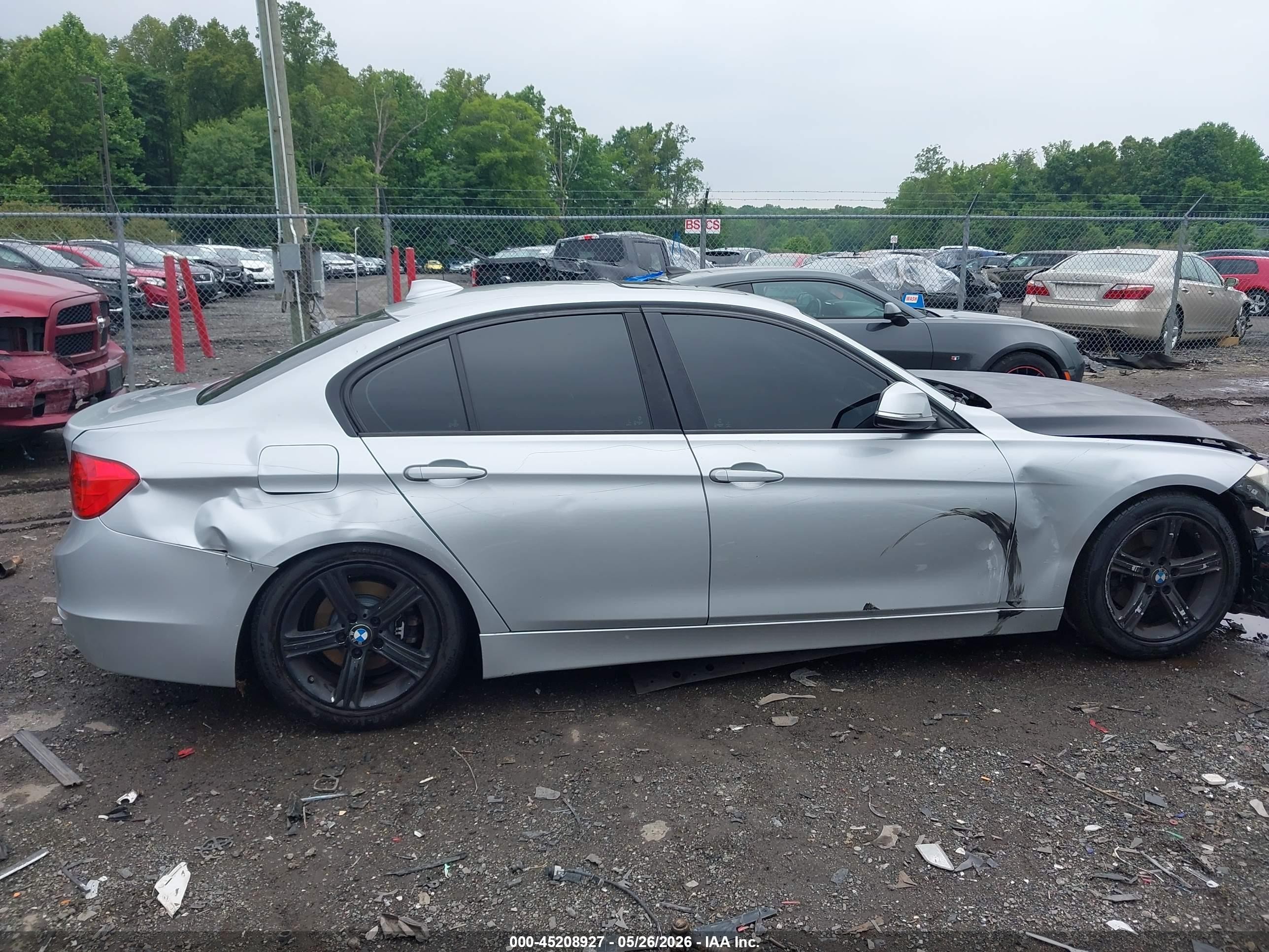 2015 Bmw 320i Xdrive Silver vin: WBA3C3G56FNT51429