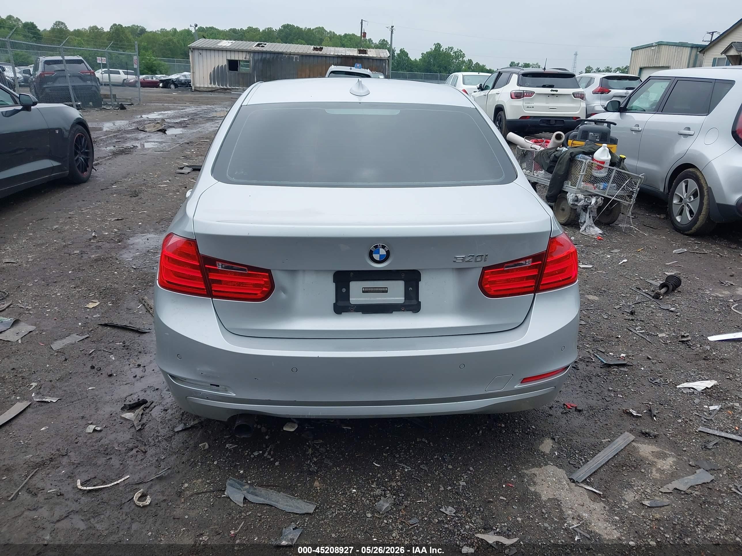 2015 Bmw 320i Xdrive Silver vin: WBA3C3G56FNT51429