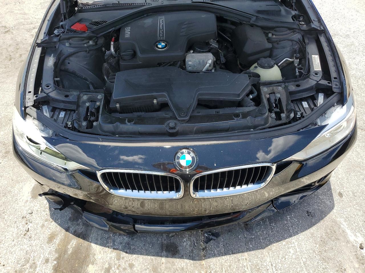 2014 Bmw 320 I Xdrive Black vin: WBA3C3G57ENS68073