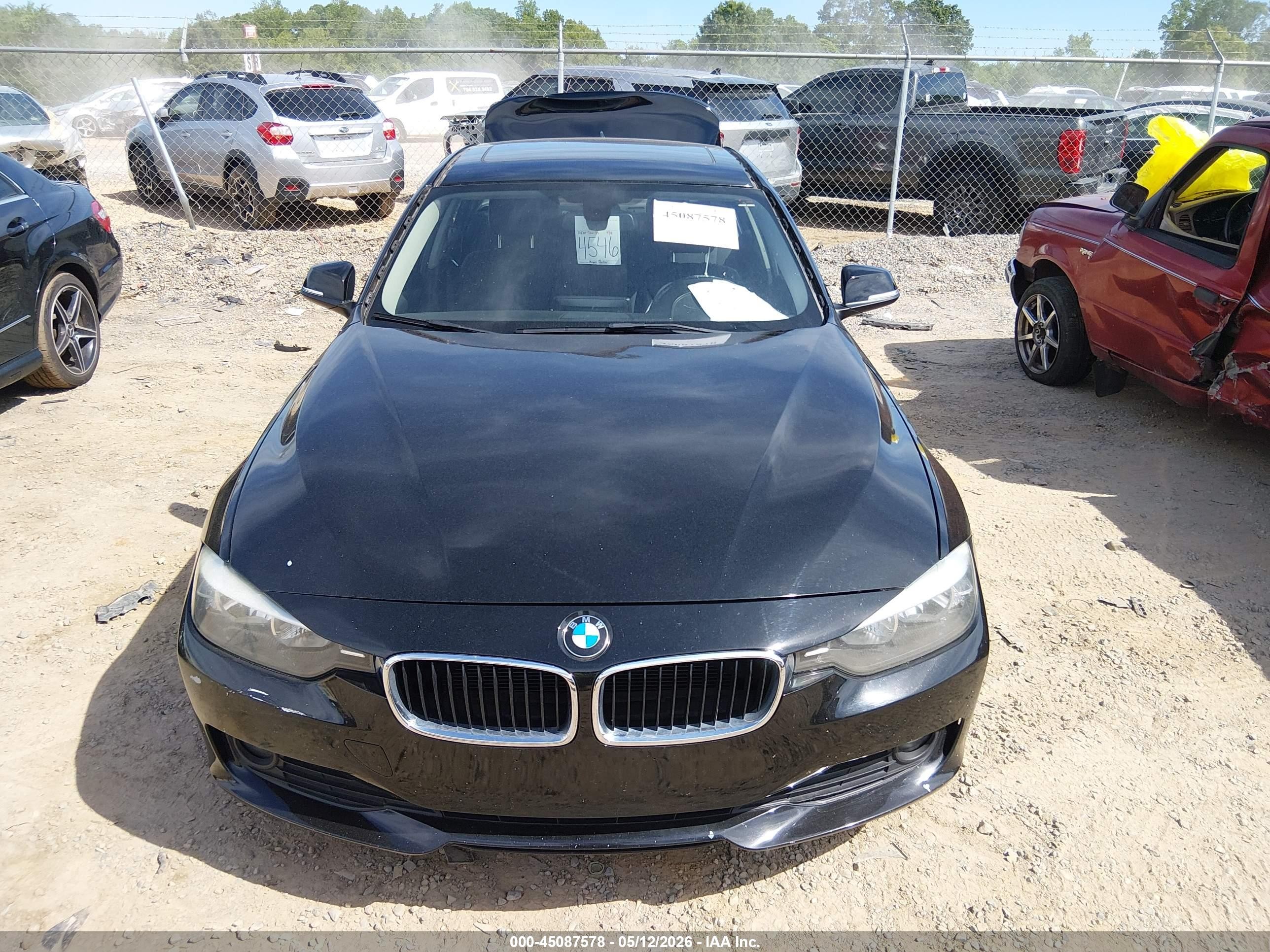 2015 Bmw 320i Xdrive Black vin: WBA3C3G57FNS76319