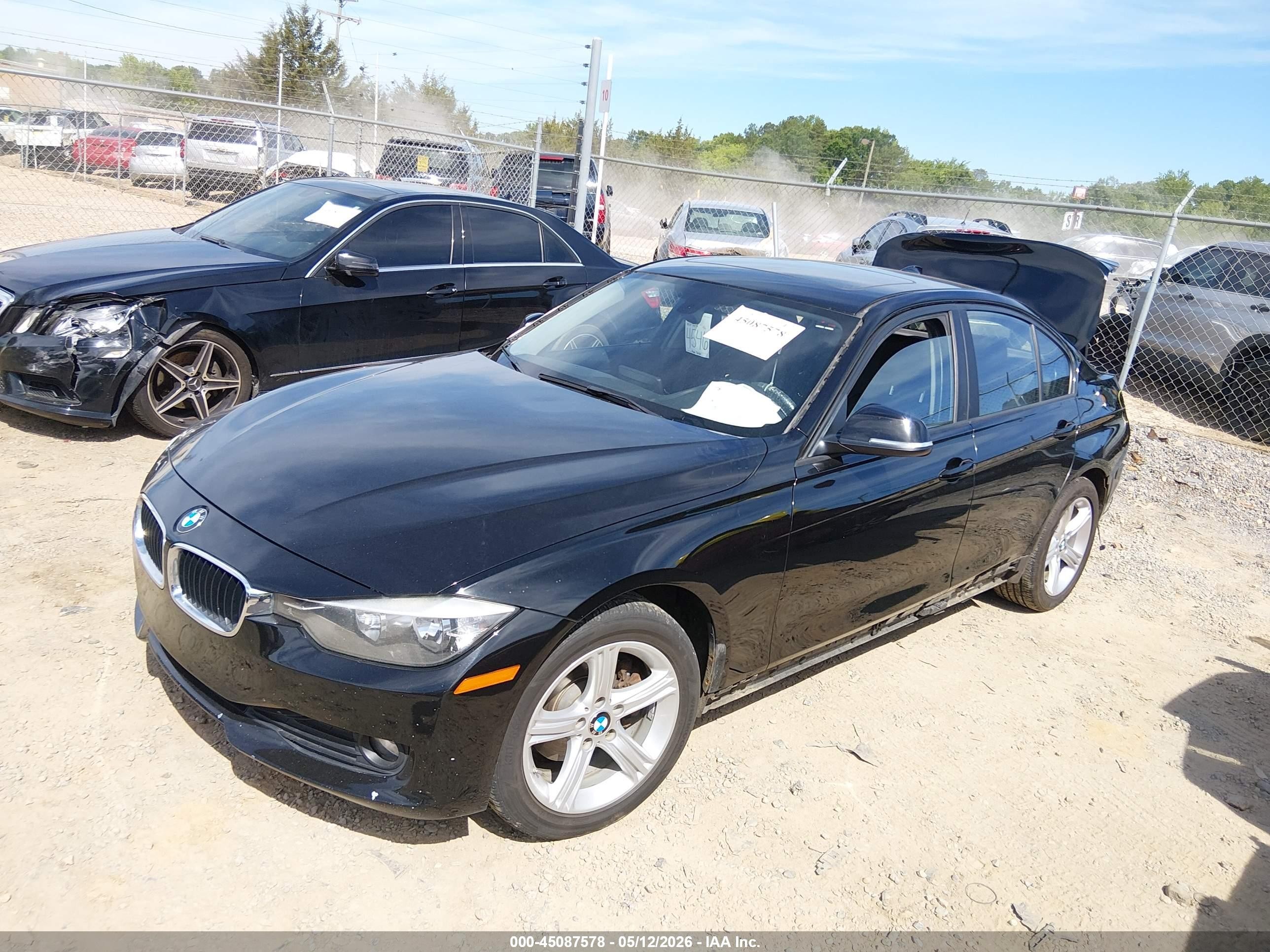 2015 Bmw 320i Xdrive Black vin: WBA3C3G57FNS76319