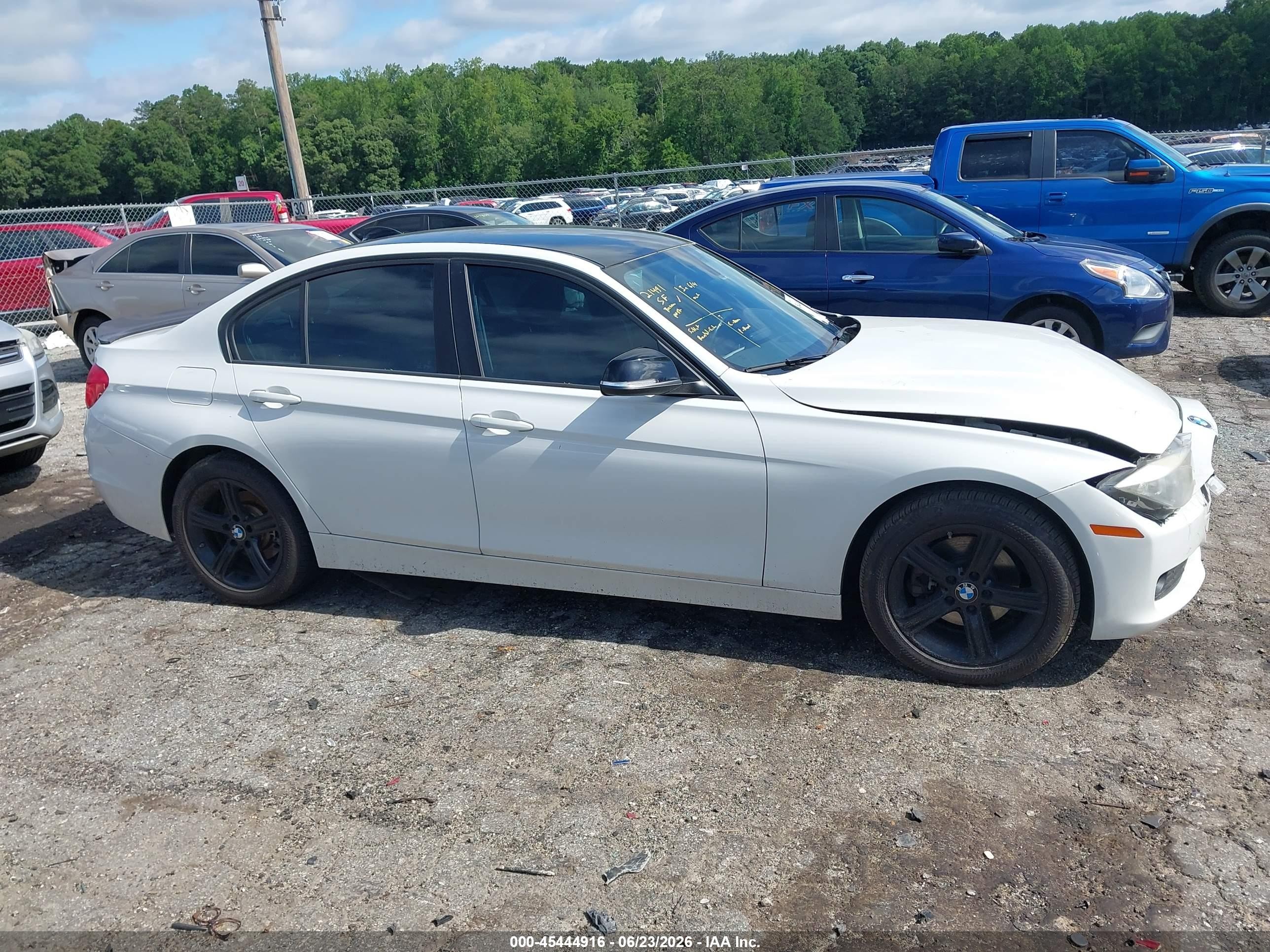 2015 Bmw 320i Xdrive White vin: WBA3C3G57FNT51679