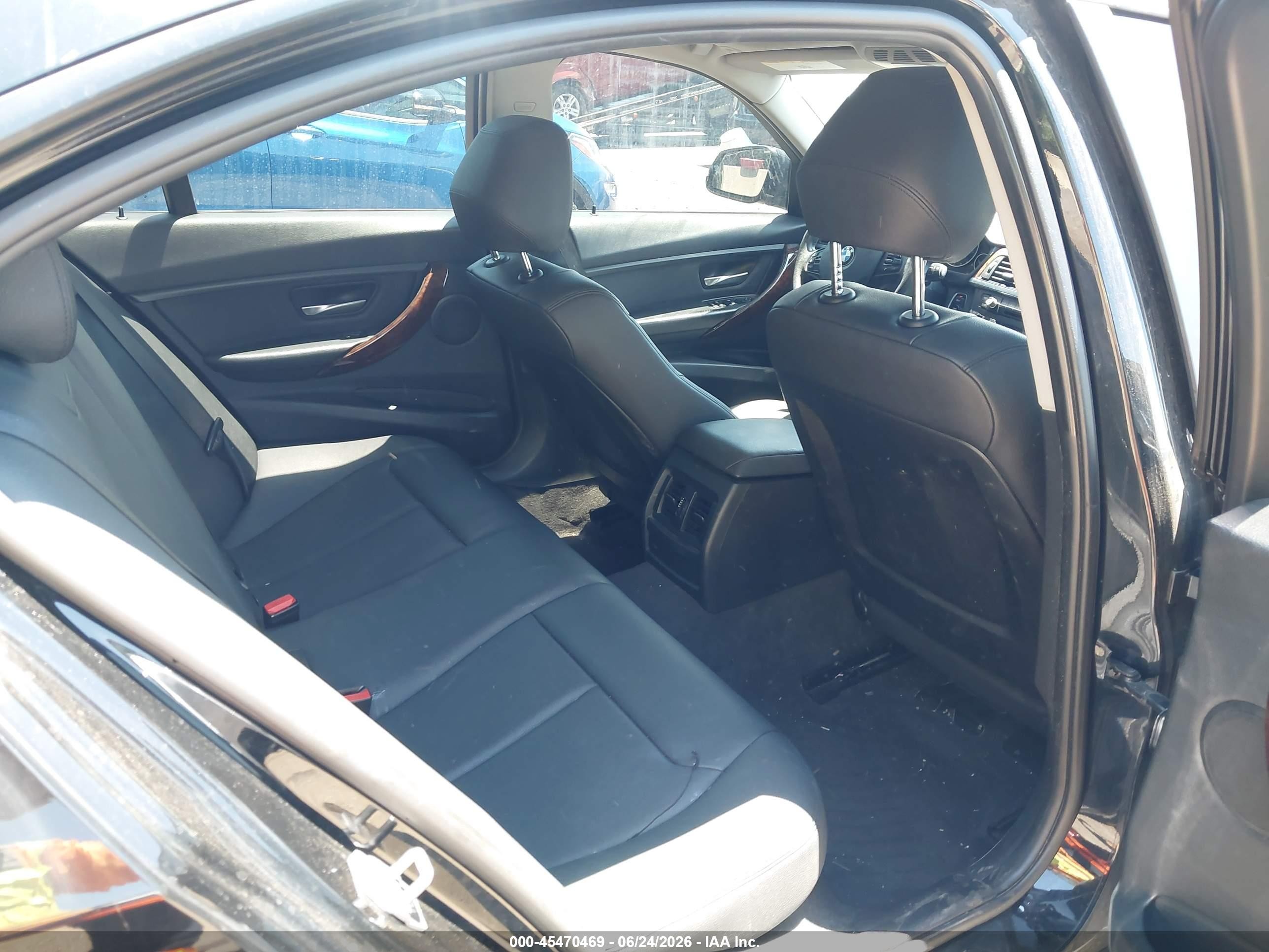 2014 Bmw 320i Xdrive Black vin: WBA3C3G58ENS68065