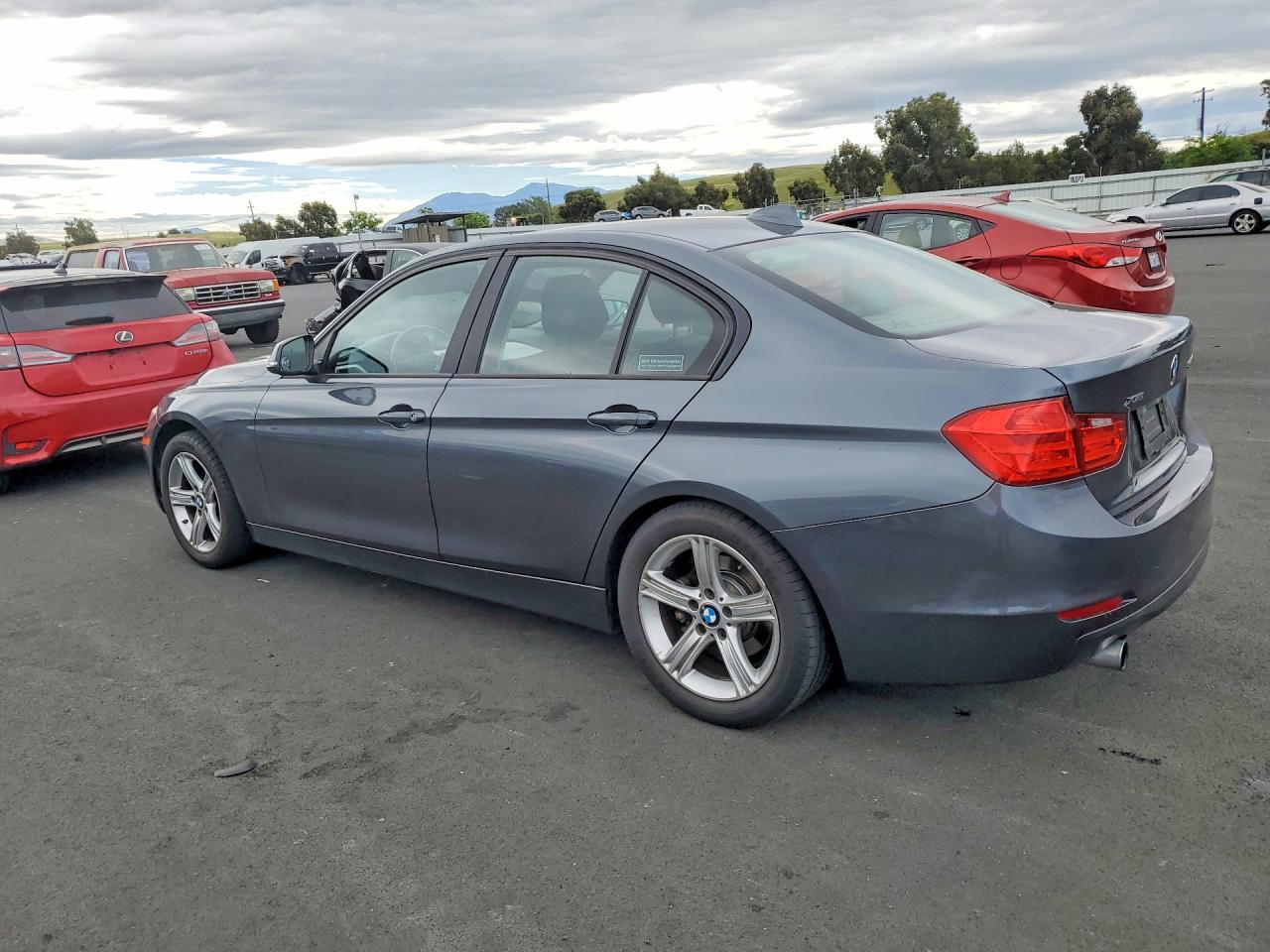 2014 Bmw 320 I Xdrive Gray vin: WBA3C3G58ENS71130