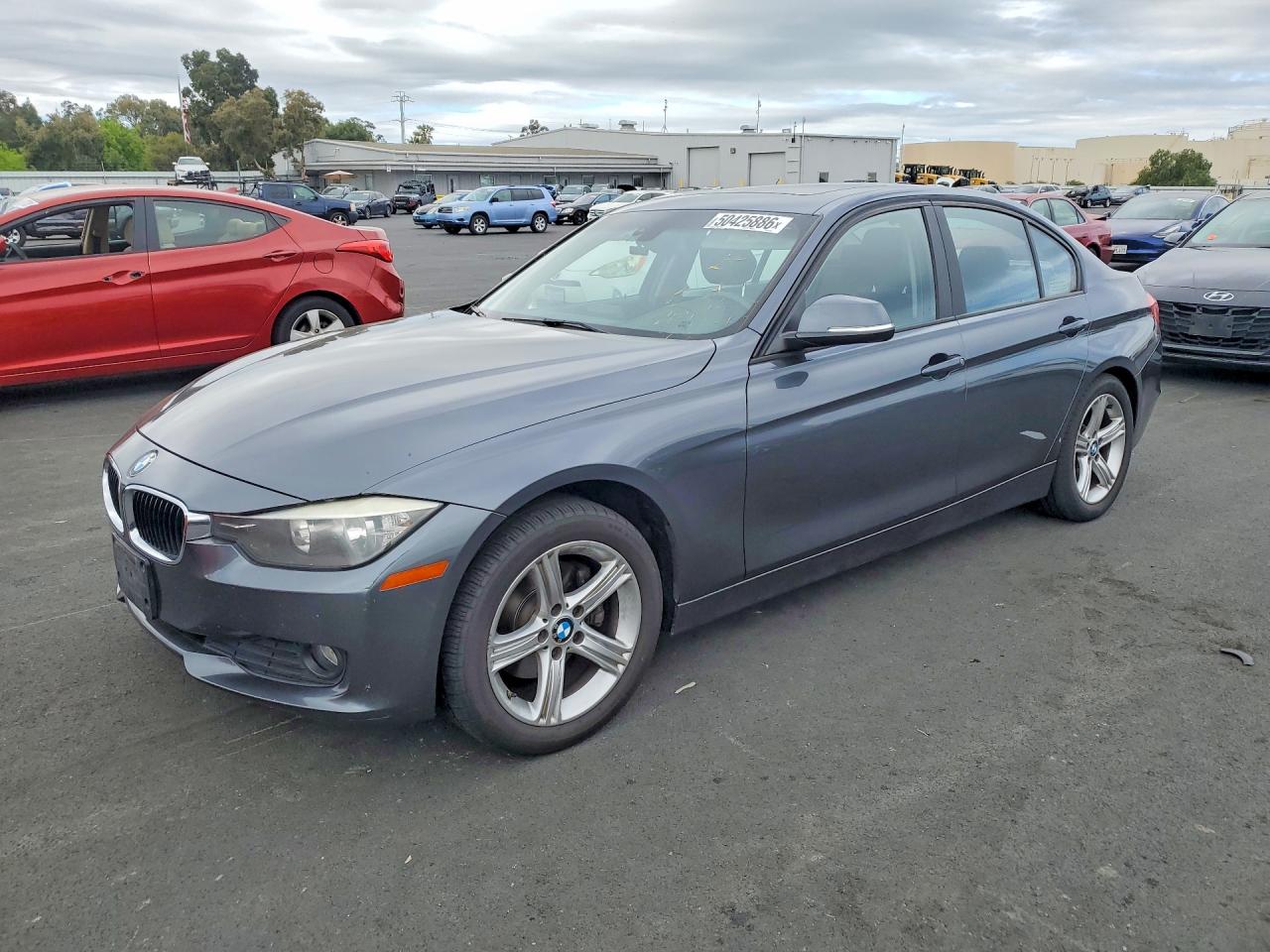 2014 Bmw 320 I Xdrive Gray vin: WBA3C3G58ENS71130