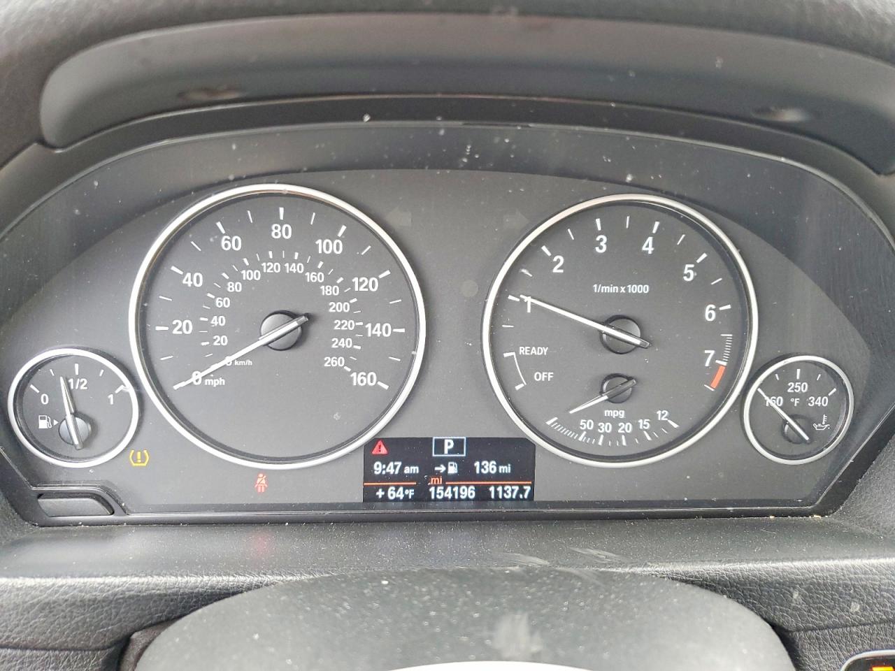 2014 Bmw 320 I Xdrive Gray vin: WBA3C3G58ENS71130