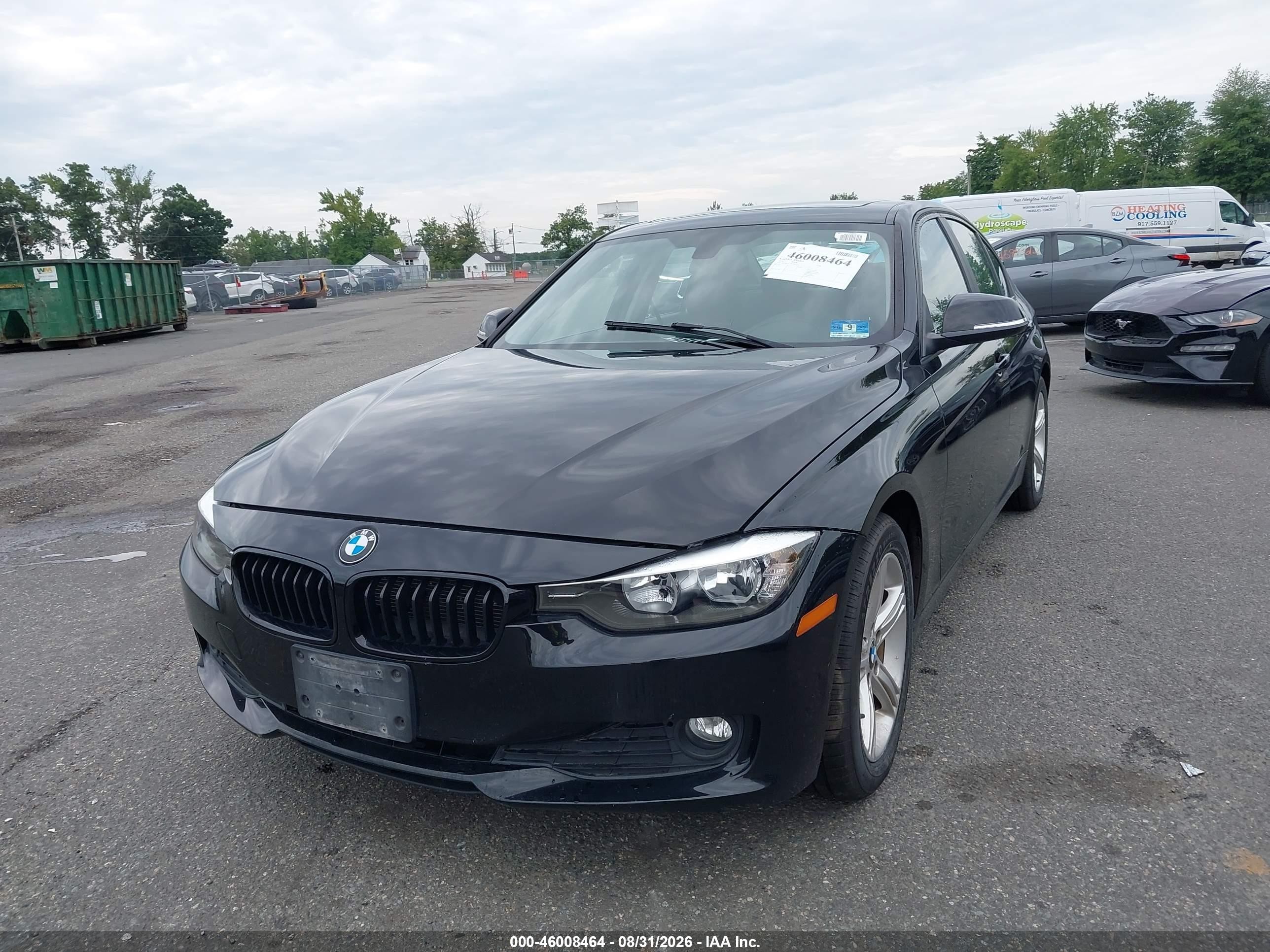 2014 Bmw 320i Xdrive Black vin: WBA3C3G58ENS71340