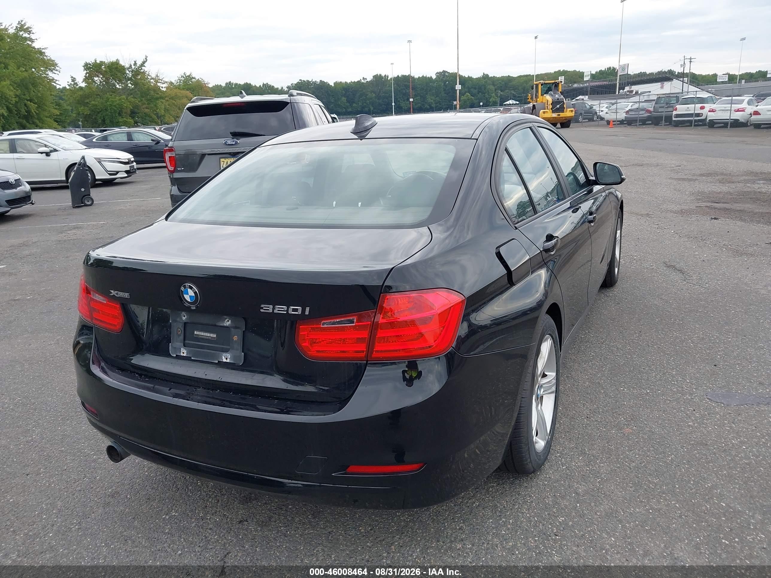 2014 Bmw 320i Xdrive Black vin: WBA3C3G58ENS71340