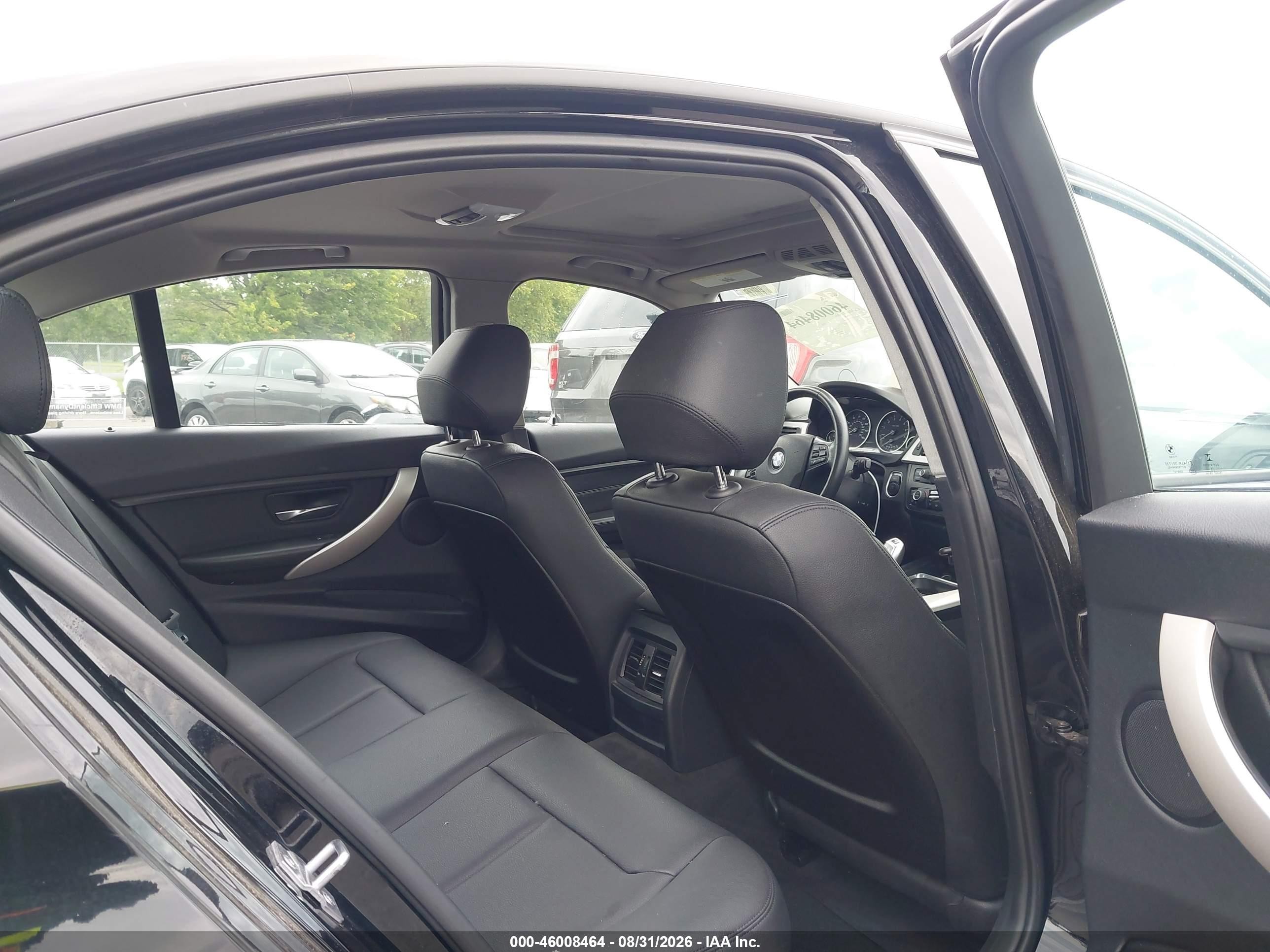 2014 Bmw 320i Xdrive Black vin: WBA3C3G58ENS71340