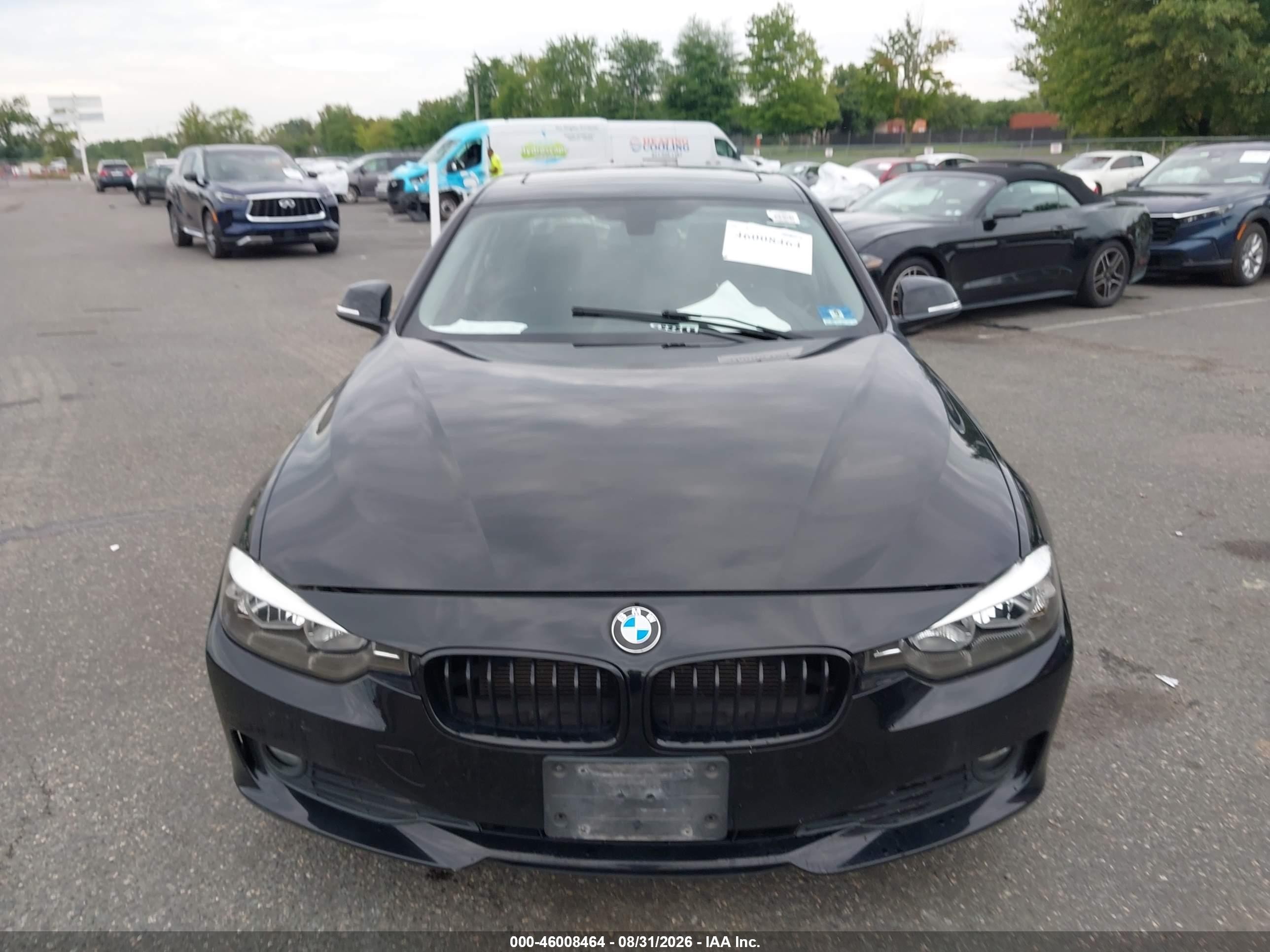2014 Bmw 320i Xdrive Black vin: WBA3C3G58ENS71340