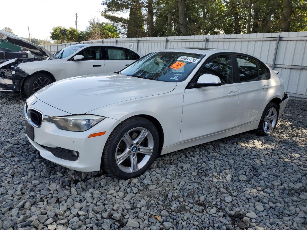 2015 Bmw 320 I Xdrive White vin: WBA3C3G58FNS76734