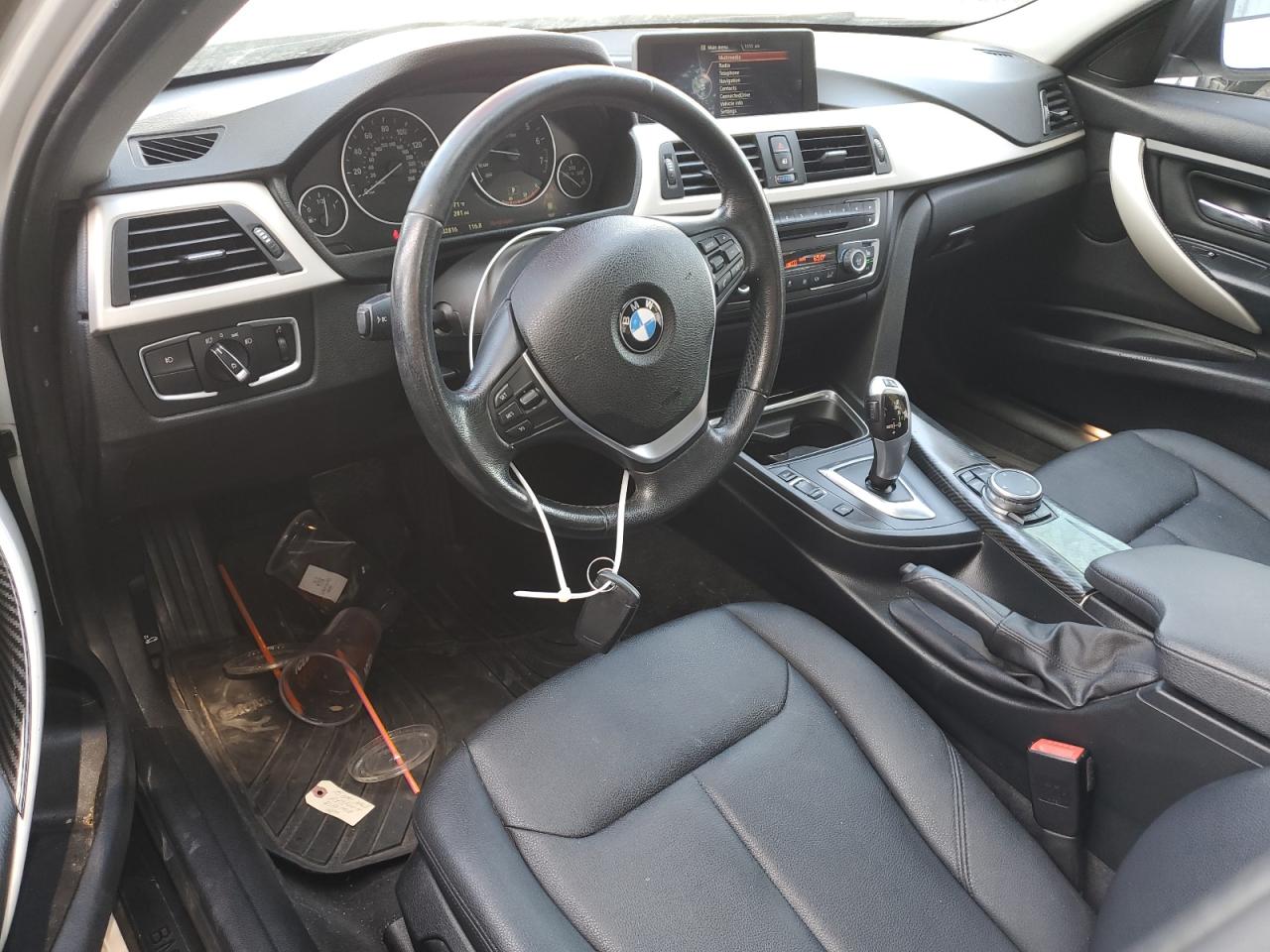 2015 Bmw 320 I Xdrive White vin: WBA3C3G58FNS76734