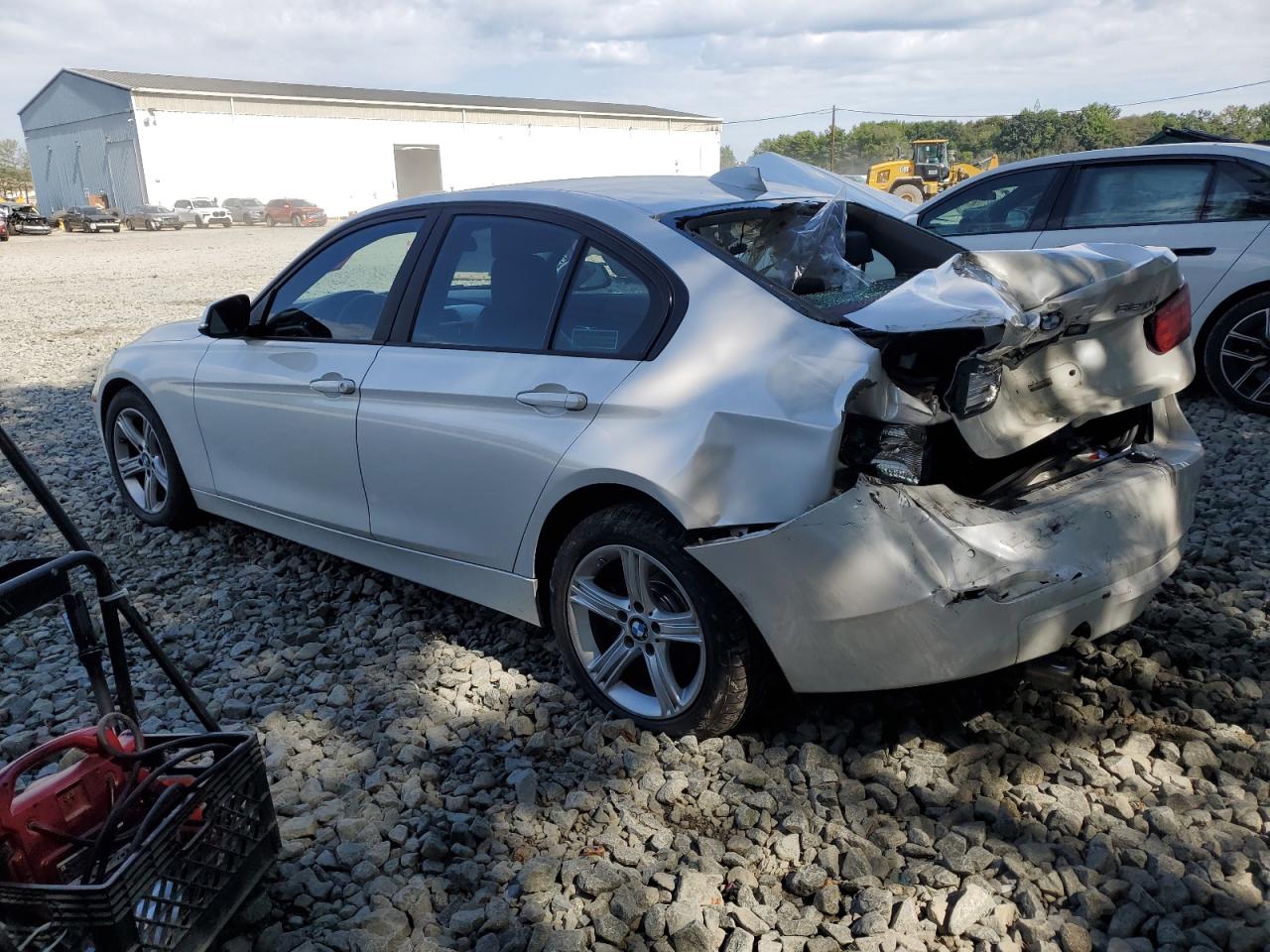 2015 Bmw 320 I Xdrive White vin: WBA3C3G58FNS76734