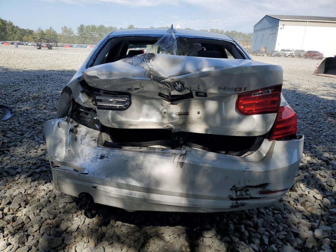 2015 Bmw 320 I Xdrive White vin: WBA3C3G58FNS76734