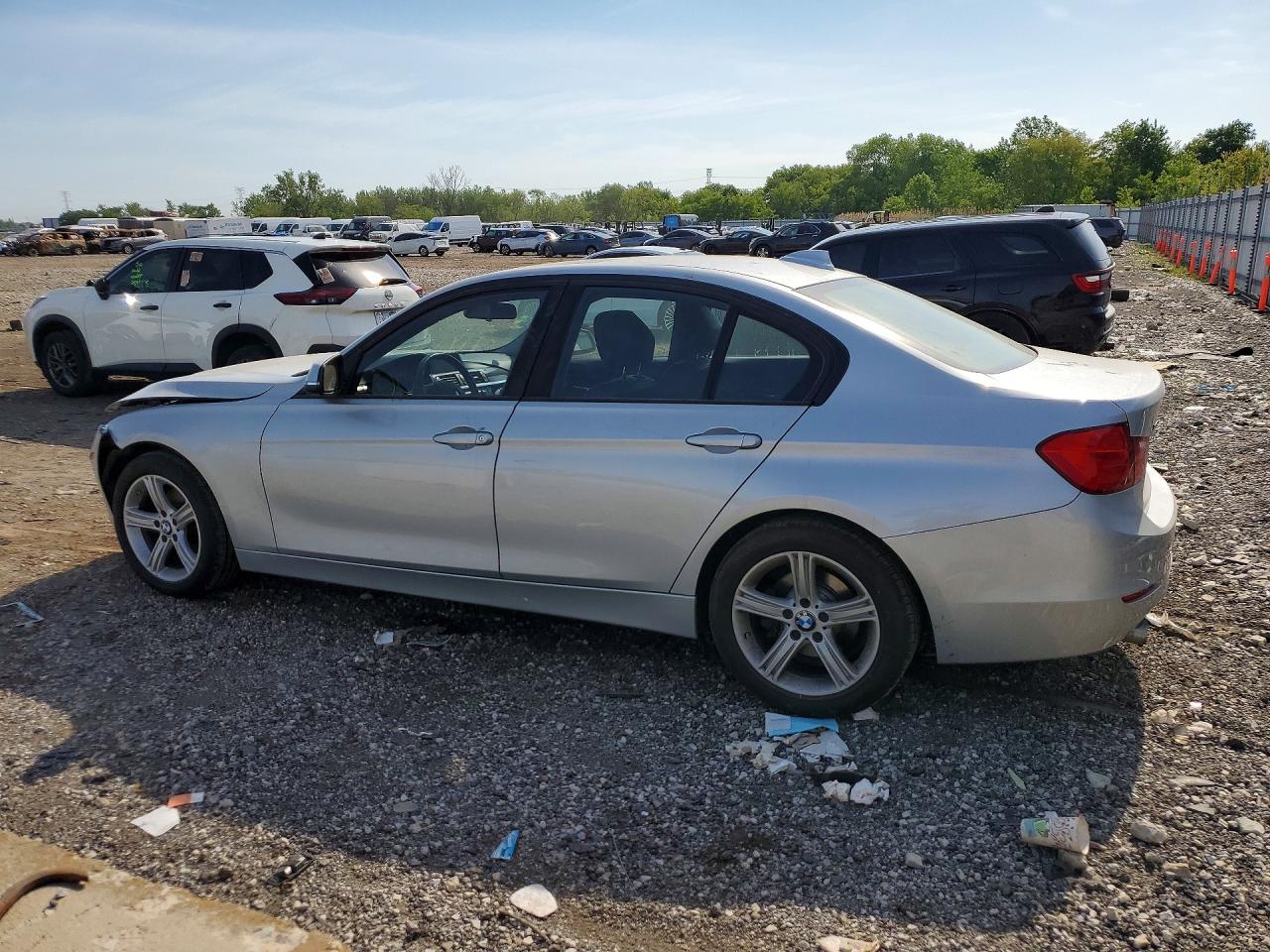 2015 Bmw 320 I Xdrive Silver vin: WBA3C3G59FNS75219