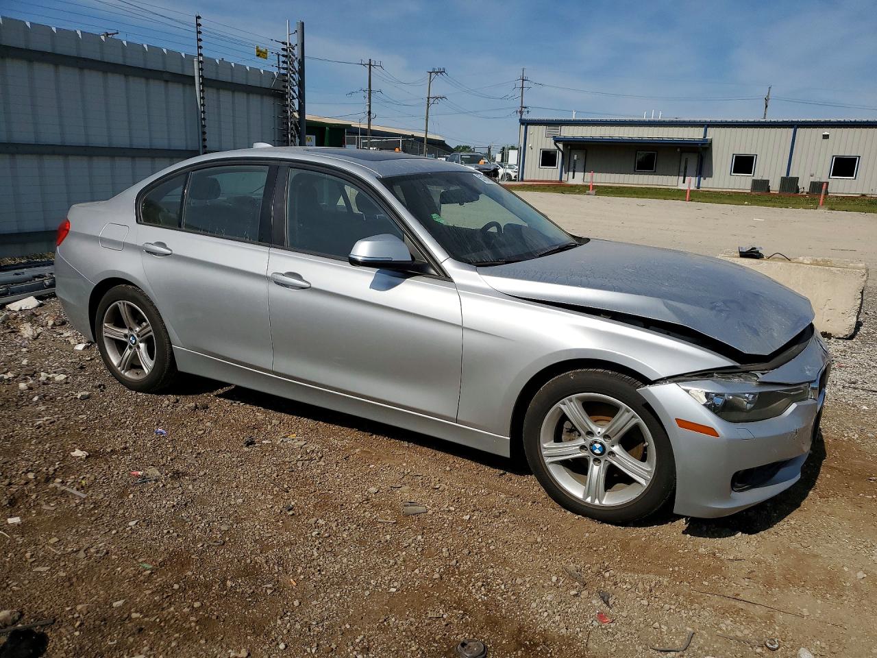 2015 Bmw 320 I Xdrive Silver vin: WBA3C3G59FNS75219