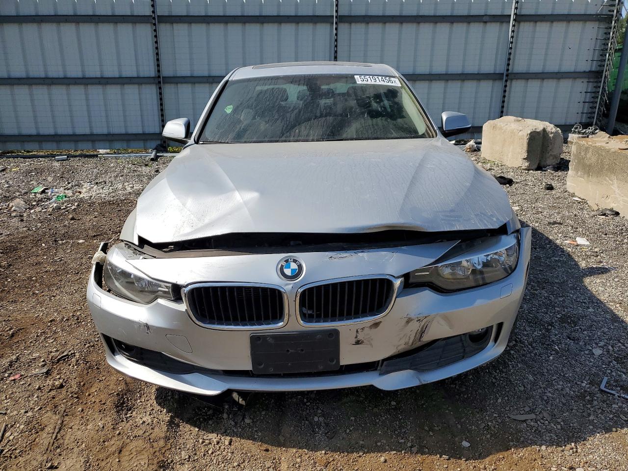 2015 Bmw 320 I Xdrive Silver vin: WBA3C3G59FNS75219