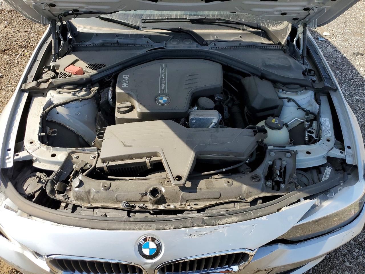 2015 Bmw 320 I Xdrive Silver vin: WBA3C3G59FNS75219