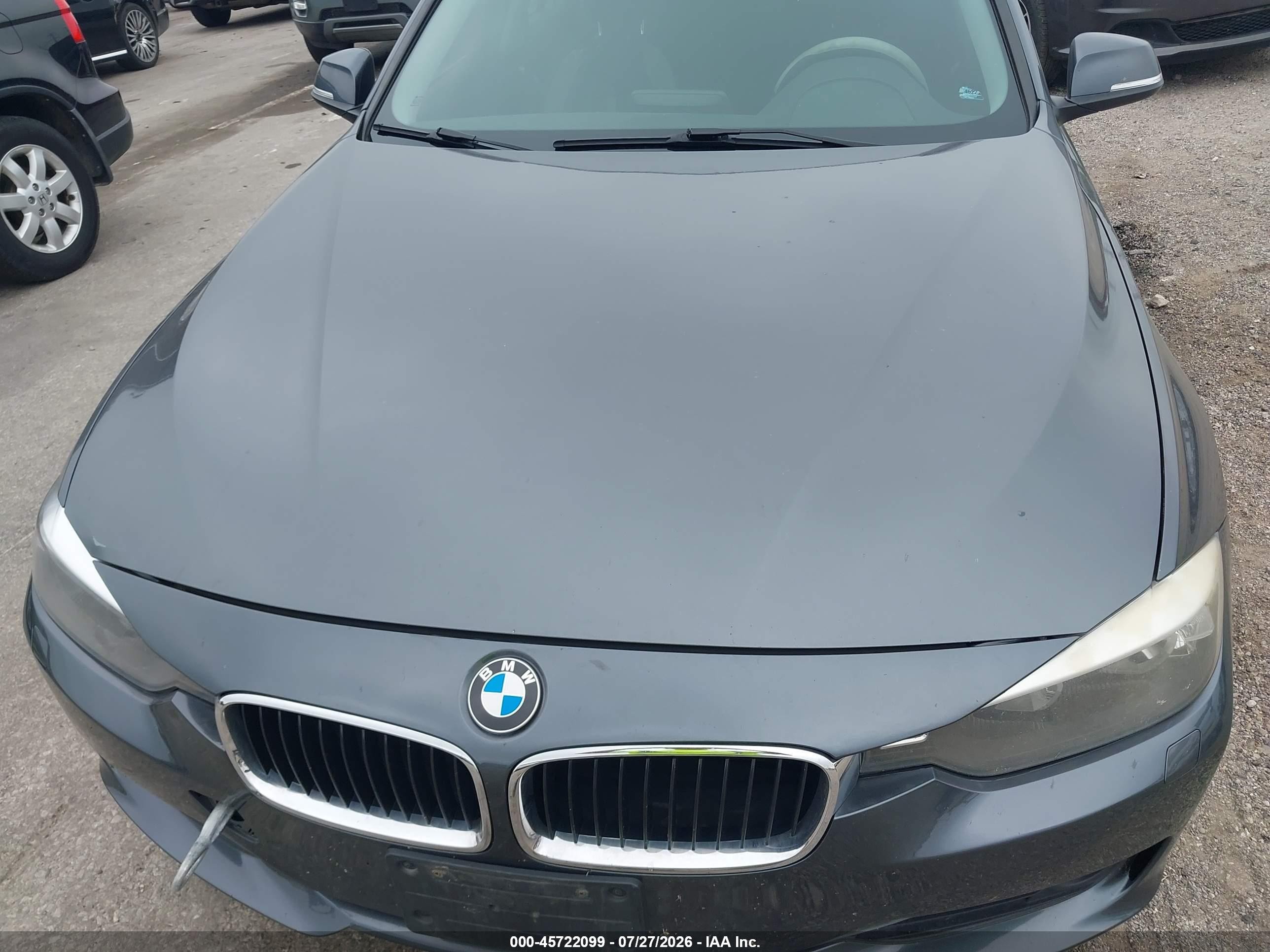 2015 Bmw 320i Xdrive Gray vin: WBA3C3G59FNS76533
