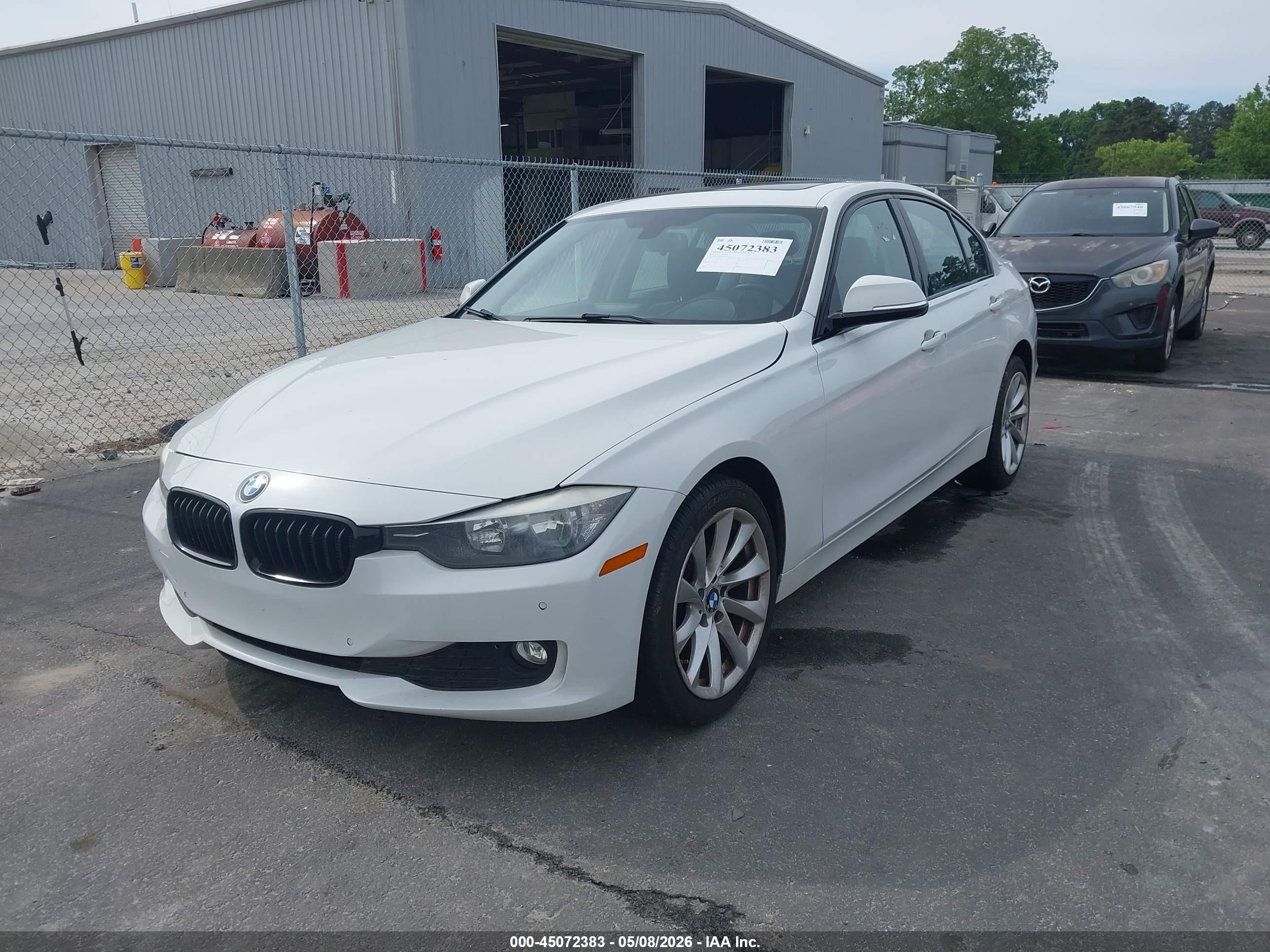 2015 Bmw 320i Xdrive White vin: WBA3C3G59FNT51134