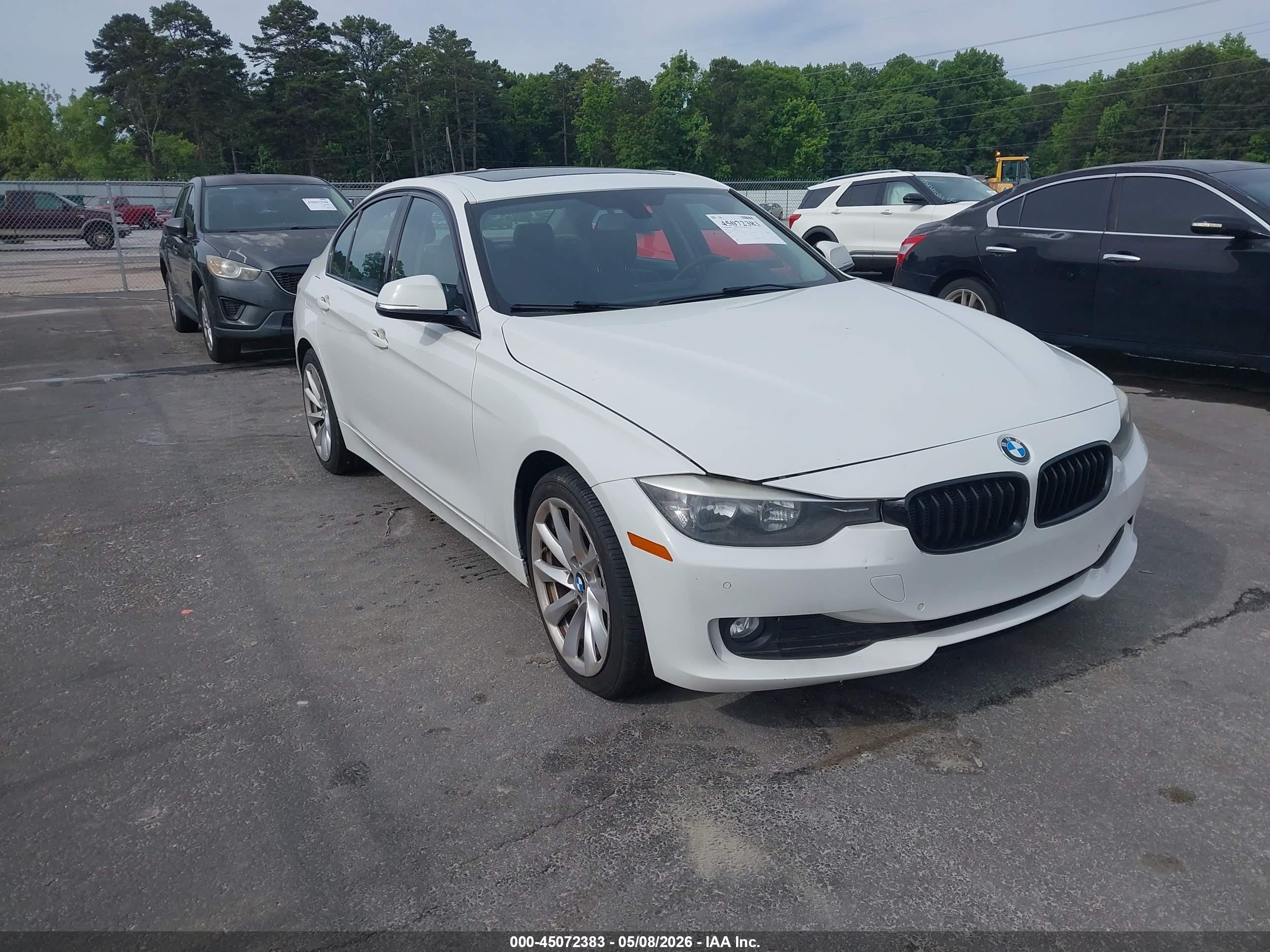 2015 Bmw 320i Xdrive White vin: WBA3C3G59FNT51134