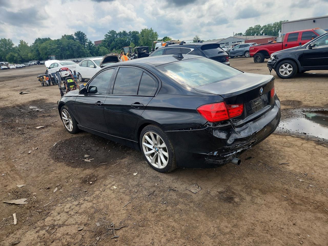 2015 Bmw 320 I Xdrive Black vin: WBA3C3G5XFNT53118