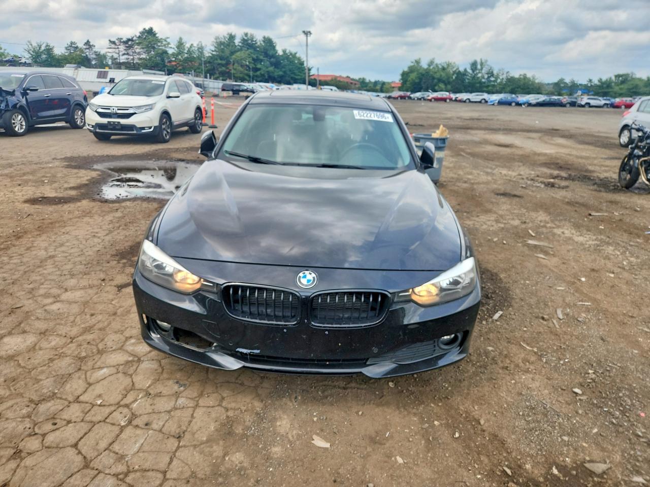 2015 Bmw 320 I Xdrive Black vin: WBA3C3G5XFNT53118