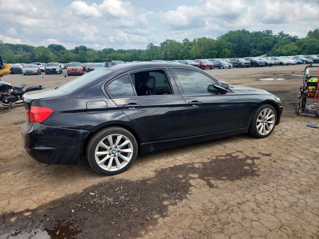2015 Bmw 320 I Xdrive Black vin: WBA3C3G5XFNT53118