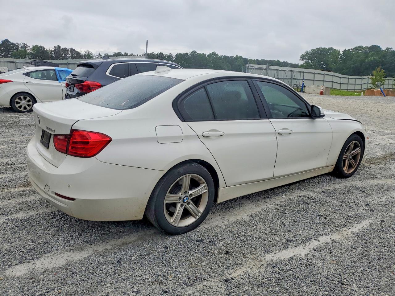 2014 Bmw 328 D White vin: WBA3D3C50EK156994