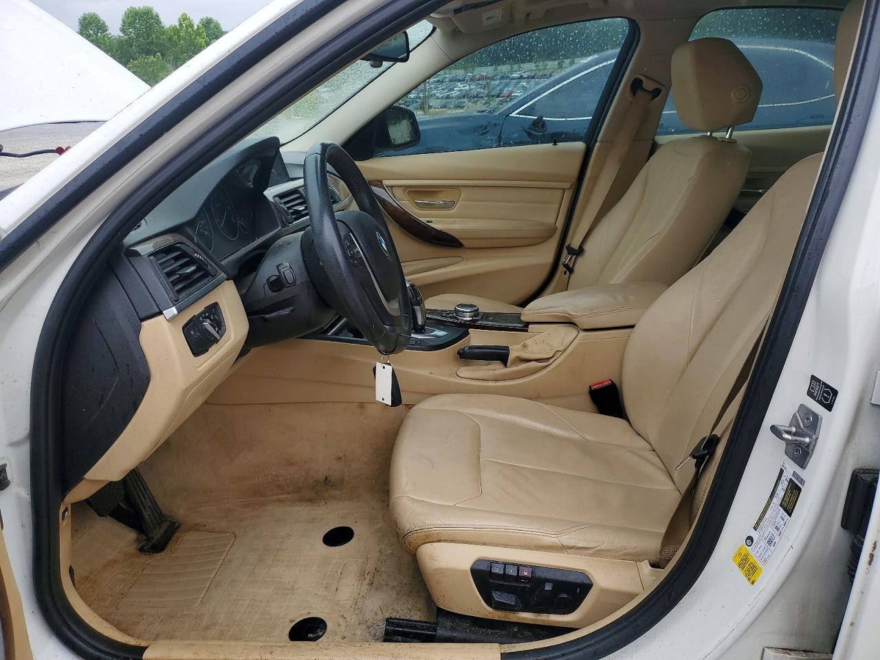 2014 Bmw 328 D White vin: WBA3D3C50EK156994