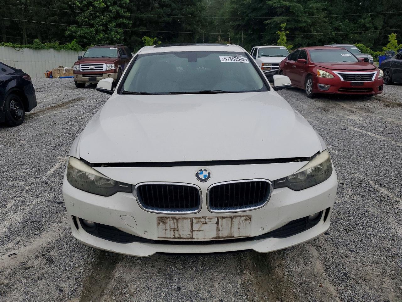 2014 Bmw 328 D White vin: WBA3D3C50EK156994
