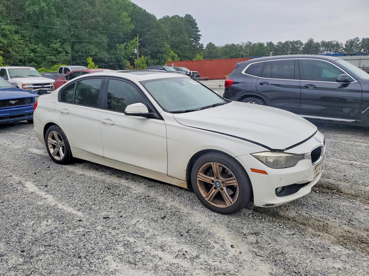 2014 Bmw 328 D White vin: WBA3D3C50EK156994