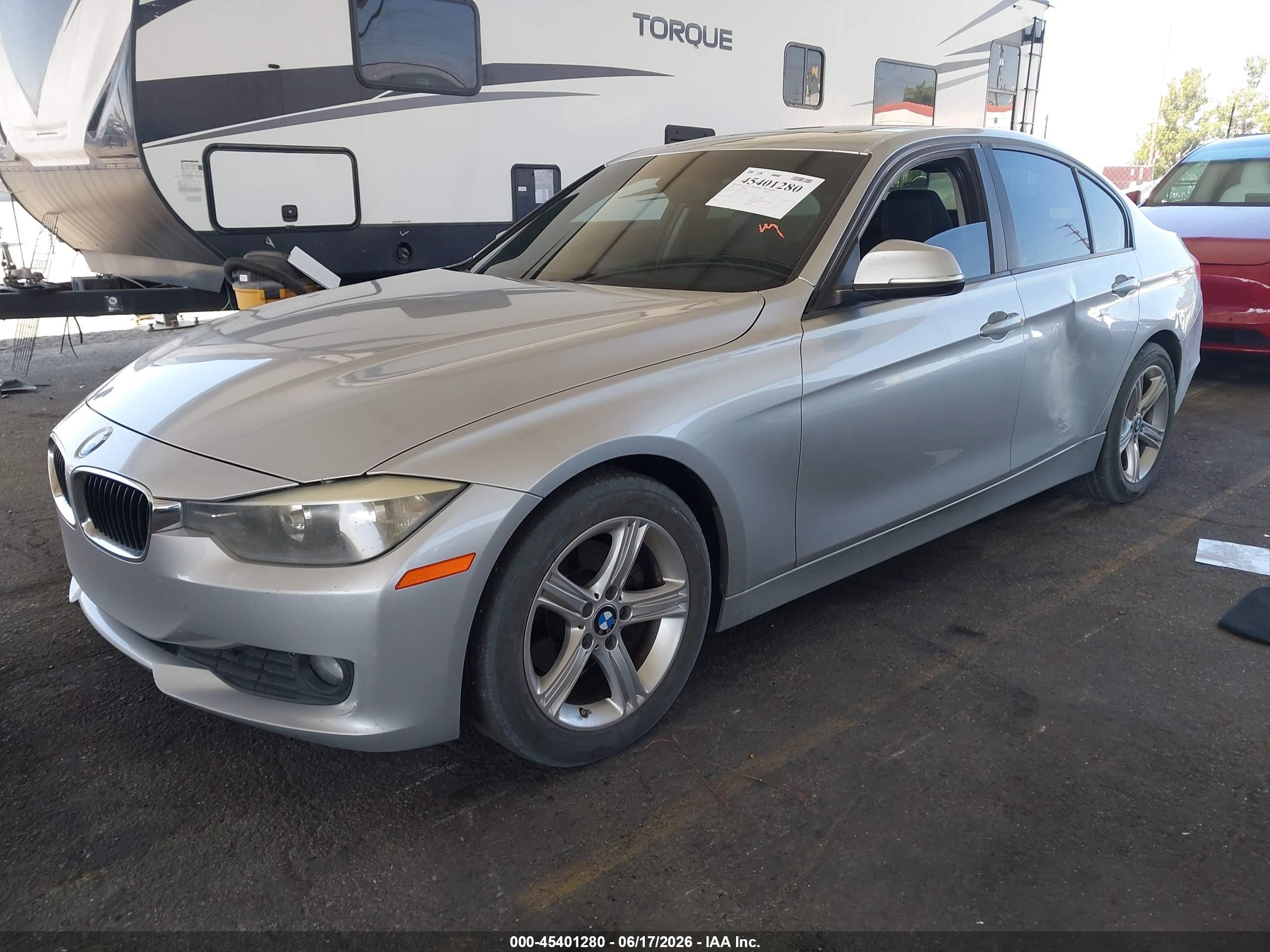 2014 Bmw 328d   Silver vin: WBA3D3C52EK155930