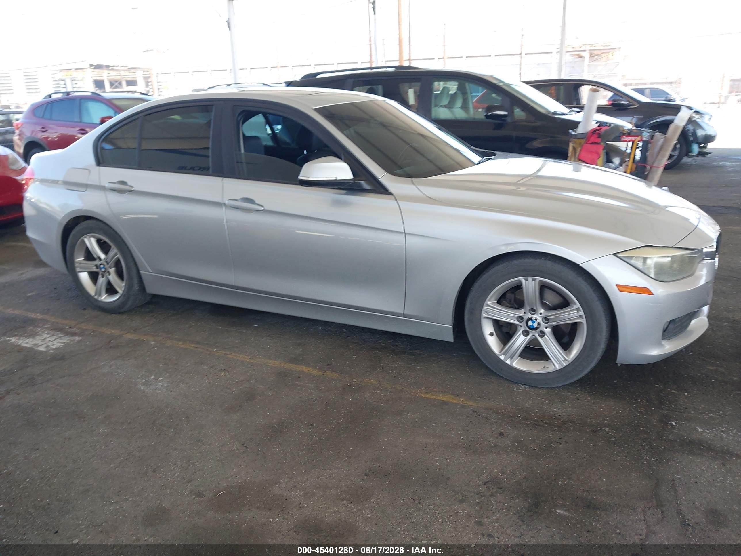 2014 Bmw 328d   Silver vin: WBA3D3C52EK155930