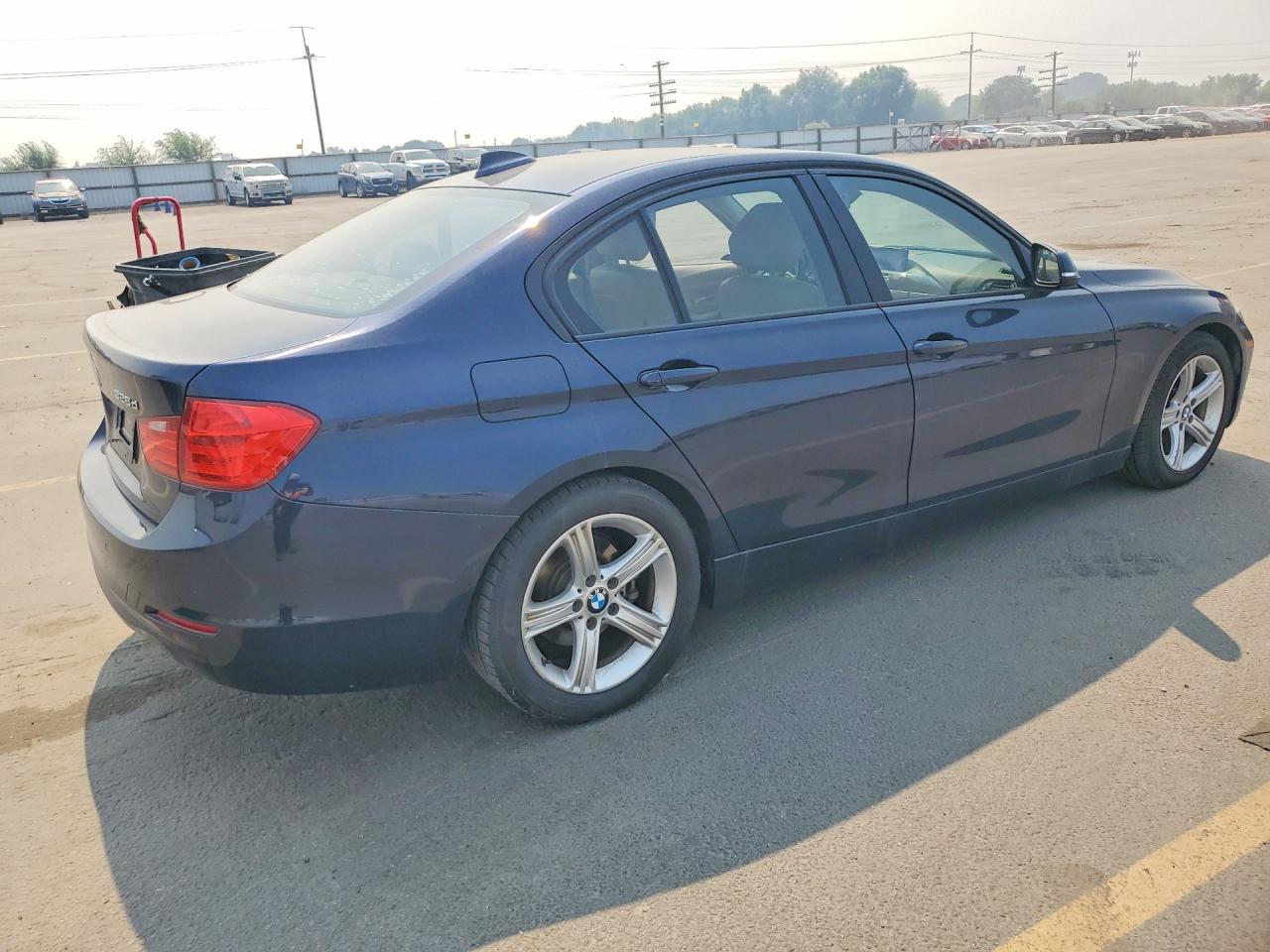 2014 Bmw 328 D Blue vin: WBA3D3C53EK154866