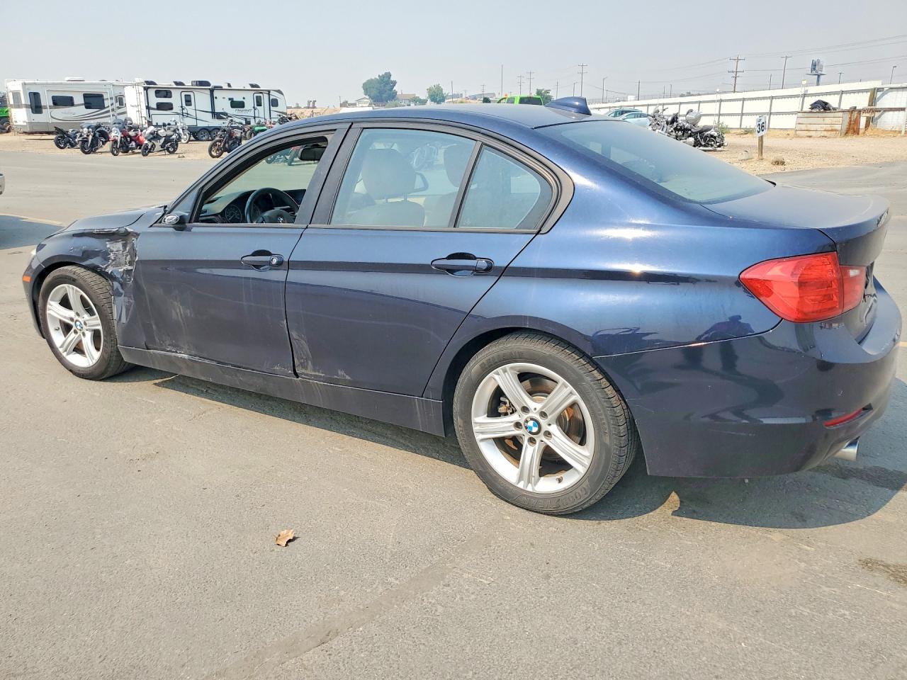 2014 Bmw 328 D Blue vin: WBA3D3C53EK154866