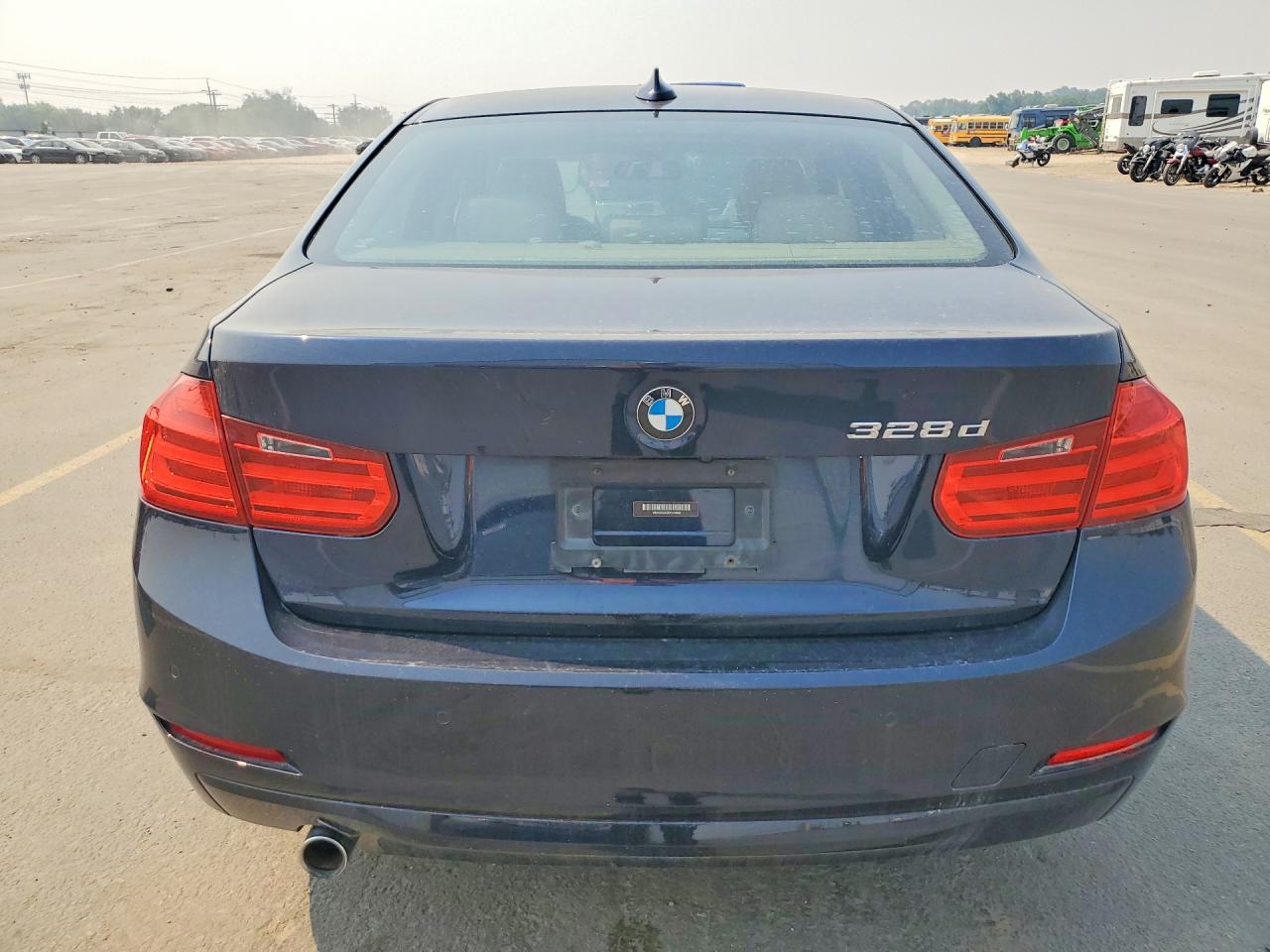 2014 Bmw 328 D Blue vin: WBA3D3C53EK154866