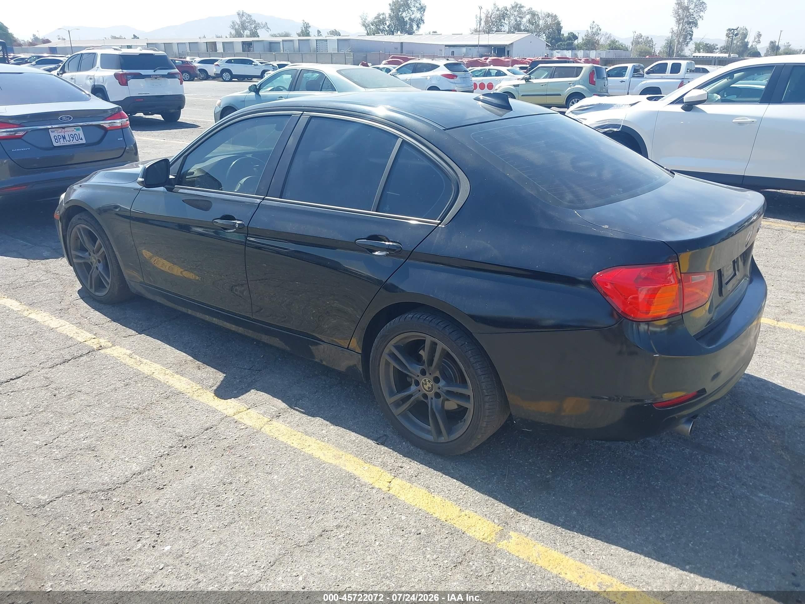 2014 Bmw 328d   Black vin: WBA3D3C53EK155628