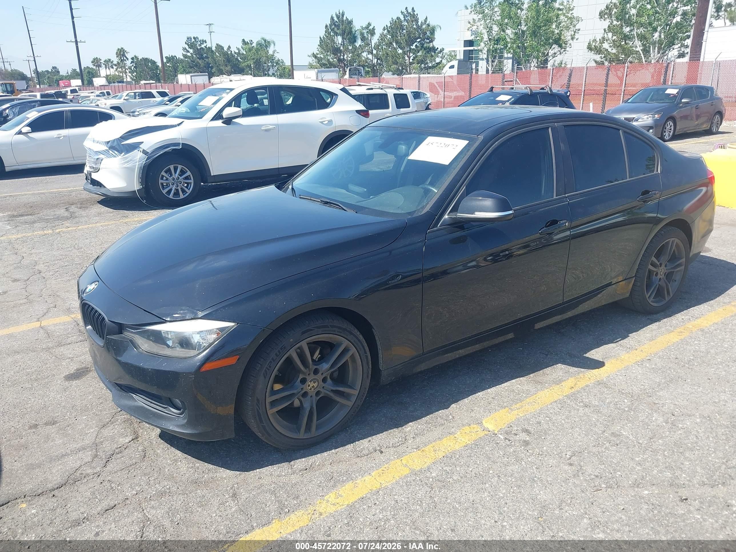 2014 Bmw 328d   Black vin: WBA3D3C53EK155628